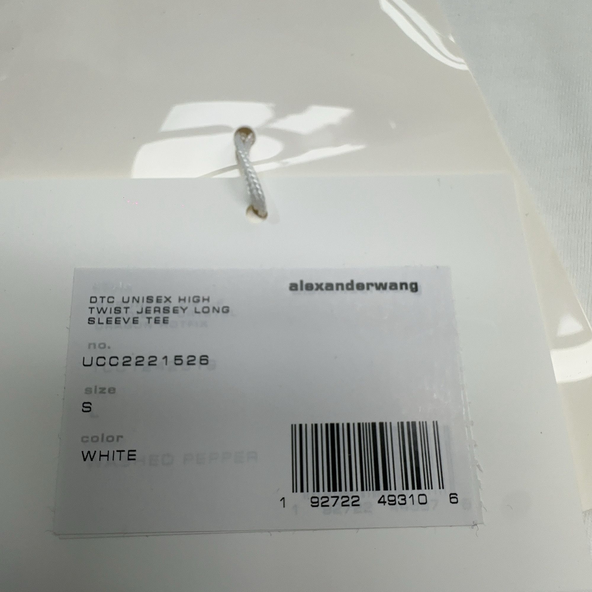 Alexander Wang Alexander Wang Logo Long Sleeve T-Shirt Size S Size US S / EU 44-46 / 1 - 5 Thumbnail