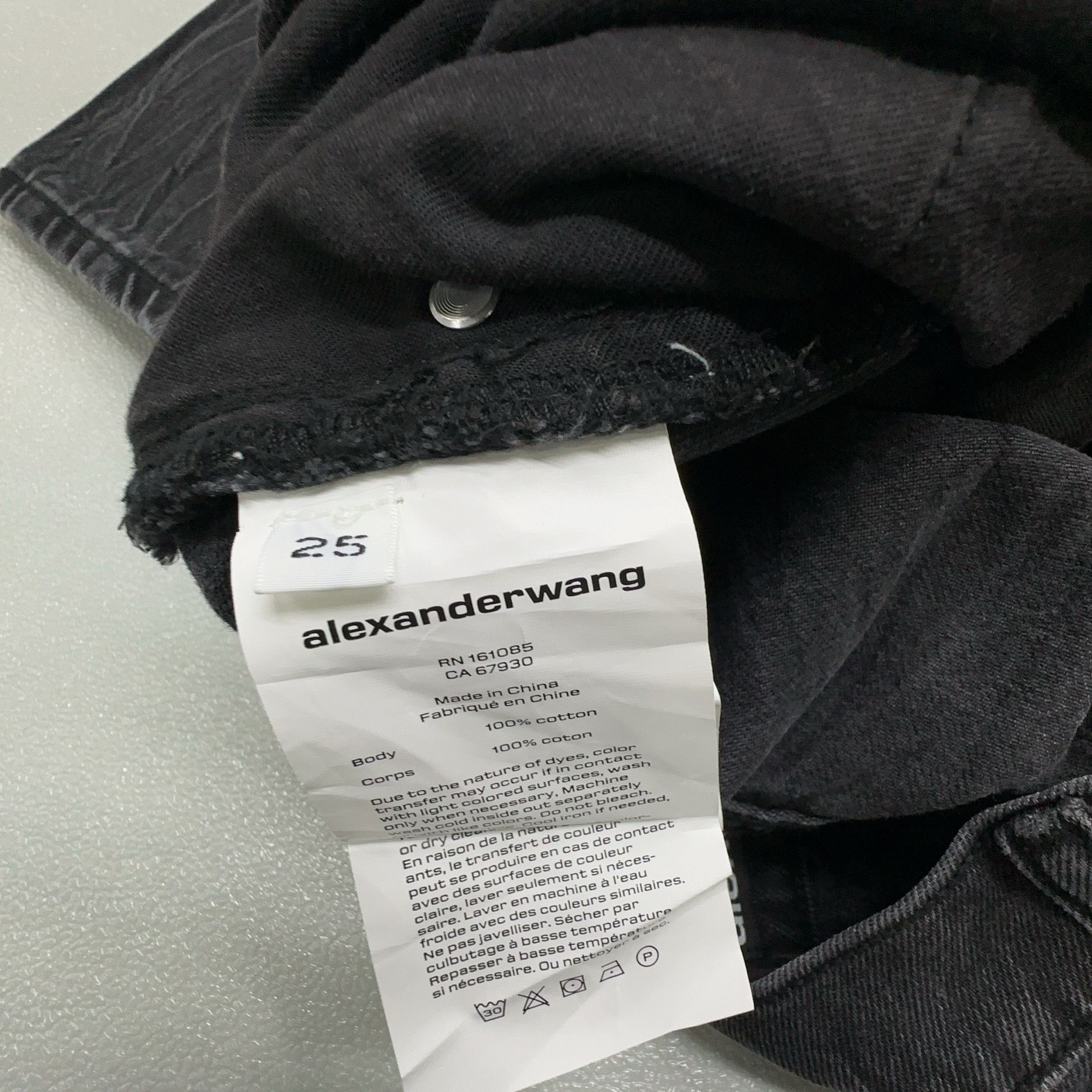 Alexander Wang Alexander Wang Washed Gray Jeans Size 25 Size 25" / US 0 / IT 36 - 3 Thumbnail