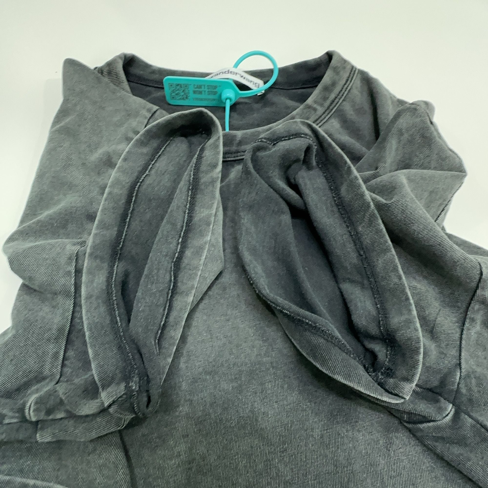 Alexander Wang Alexander Wang Logo Acid Wash Crop Top Size S Size S / US 4 / IT 40 - 8 Thumbnail