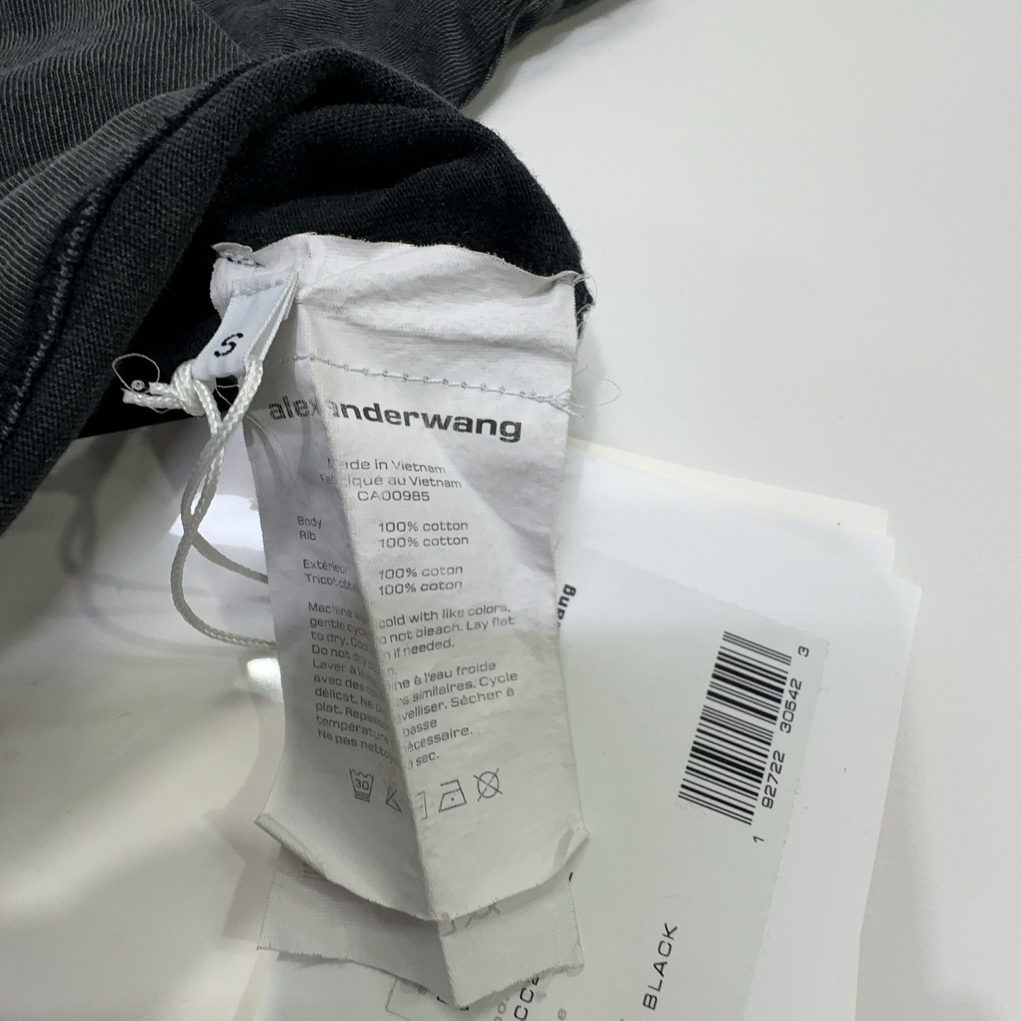 Alexander Wang Alexander Wang Logo Acid Wash Crop Top Size S Size S / US 4 / IT 40 - 7 Thumbnail