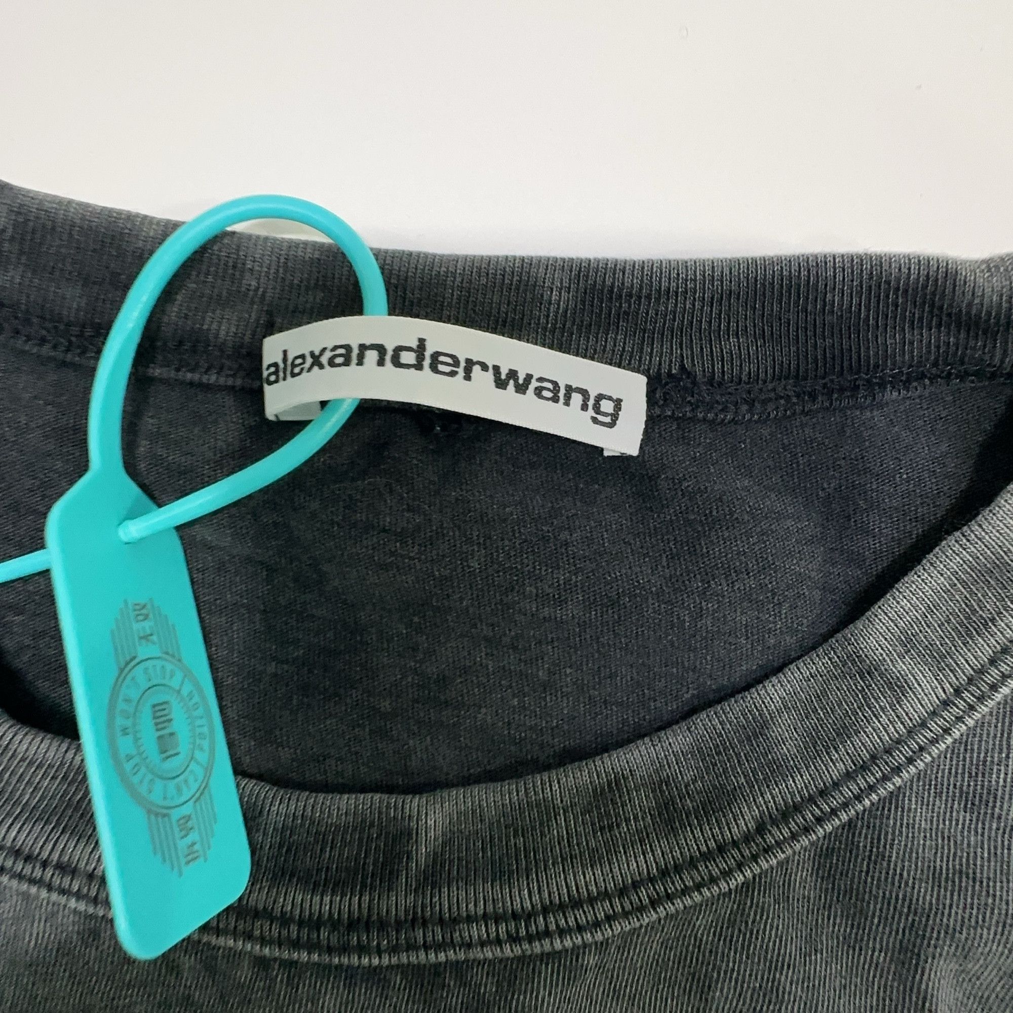 Alexander Wang Alexander Wang Logo Acid Wash Crop Top Size S Size S / US 4 / IT 40 - 6 Thumbnail
