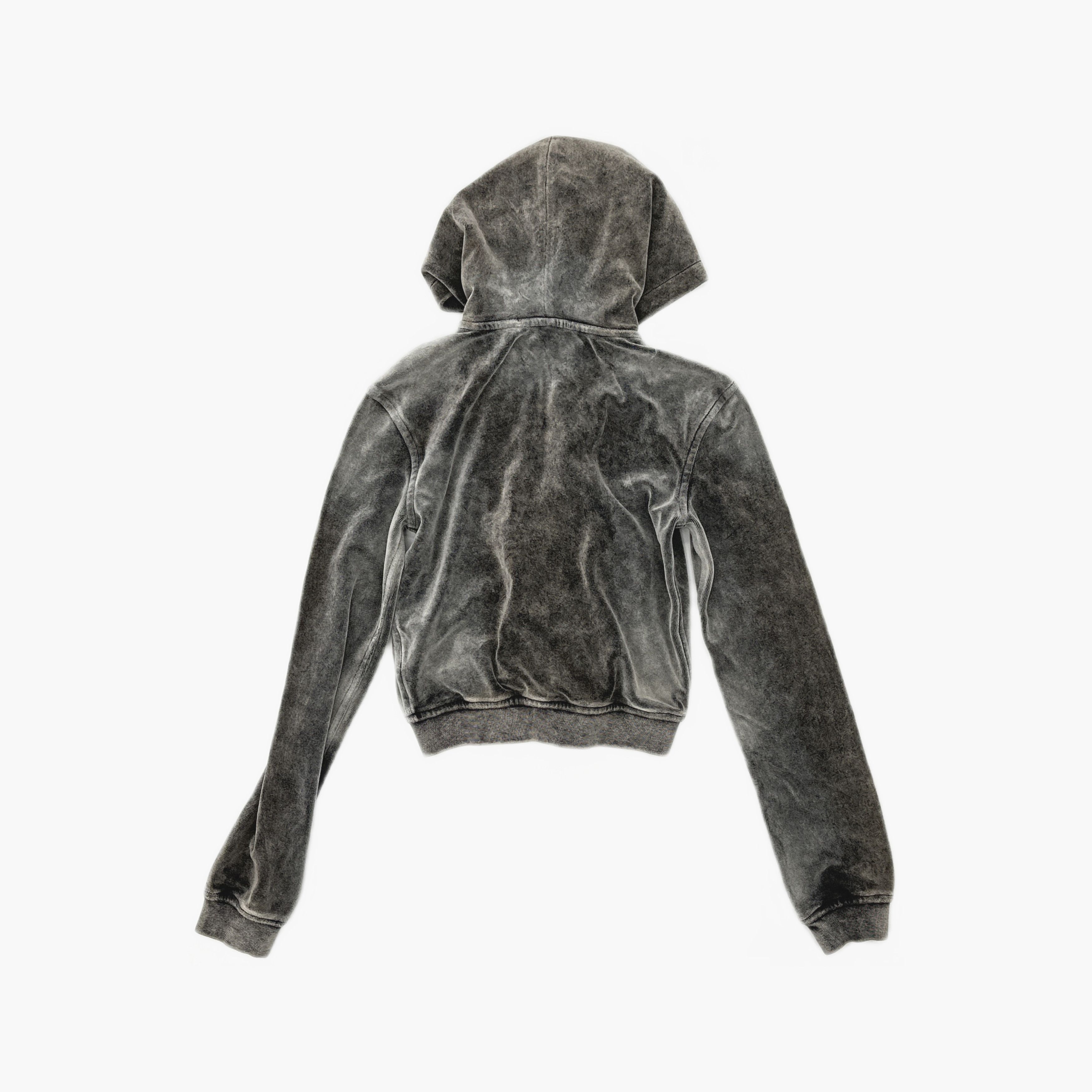 Alexander Wang Alexander Wang Washed Velvet Zip Up Hoodie Size XS Size XS / US 0-2 / IT 36-38 - 2 Thumbnail
