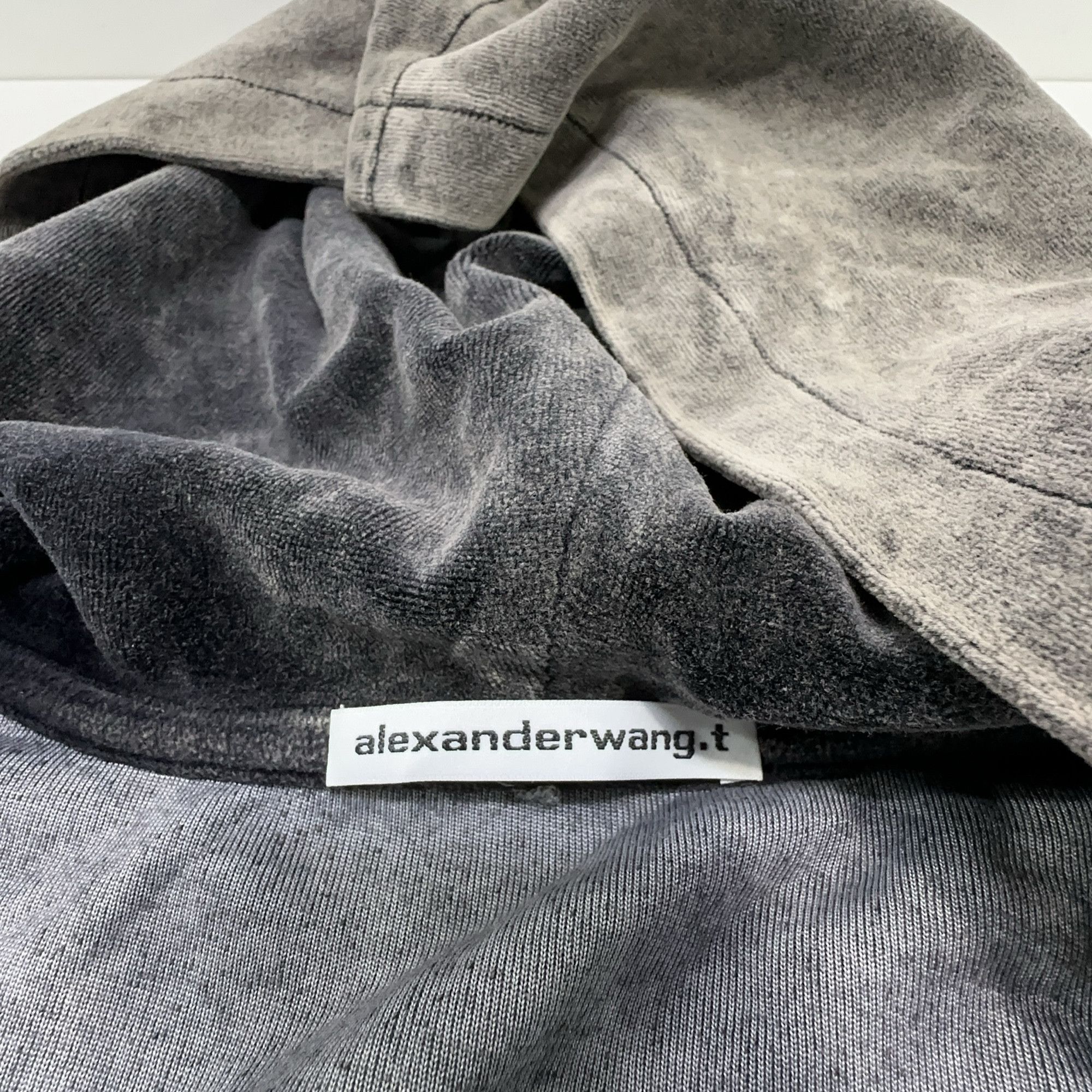 Alexander Wang Alexander Wang Washed Velvet Zip Up Hoodie Size XS Size XS / US 0-2 / IT 36-38 - 3 Thumbnail