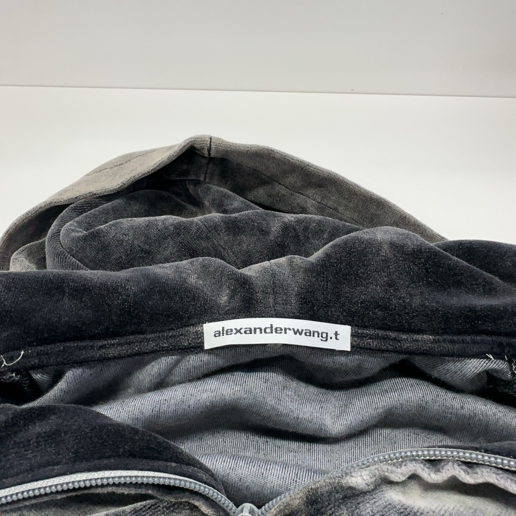 Alexander Wang Alexander Wang Washed Velvet Zip Up Hoodie Size XS Size XS / US 0-2 / IT 36-38 - 7 Thumbnail