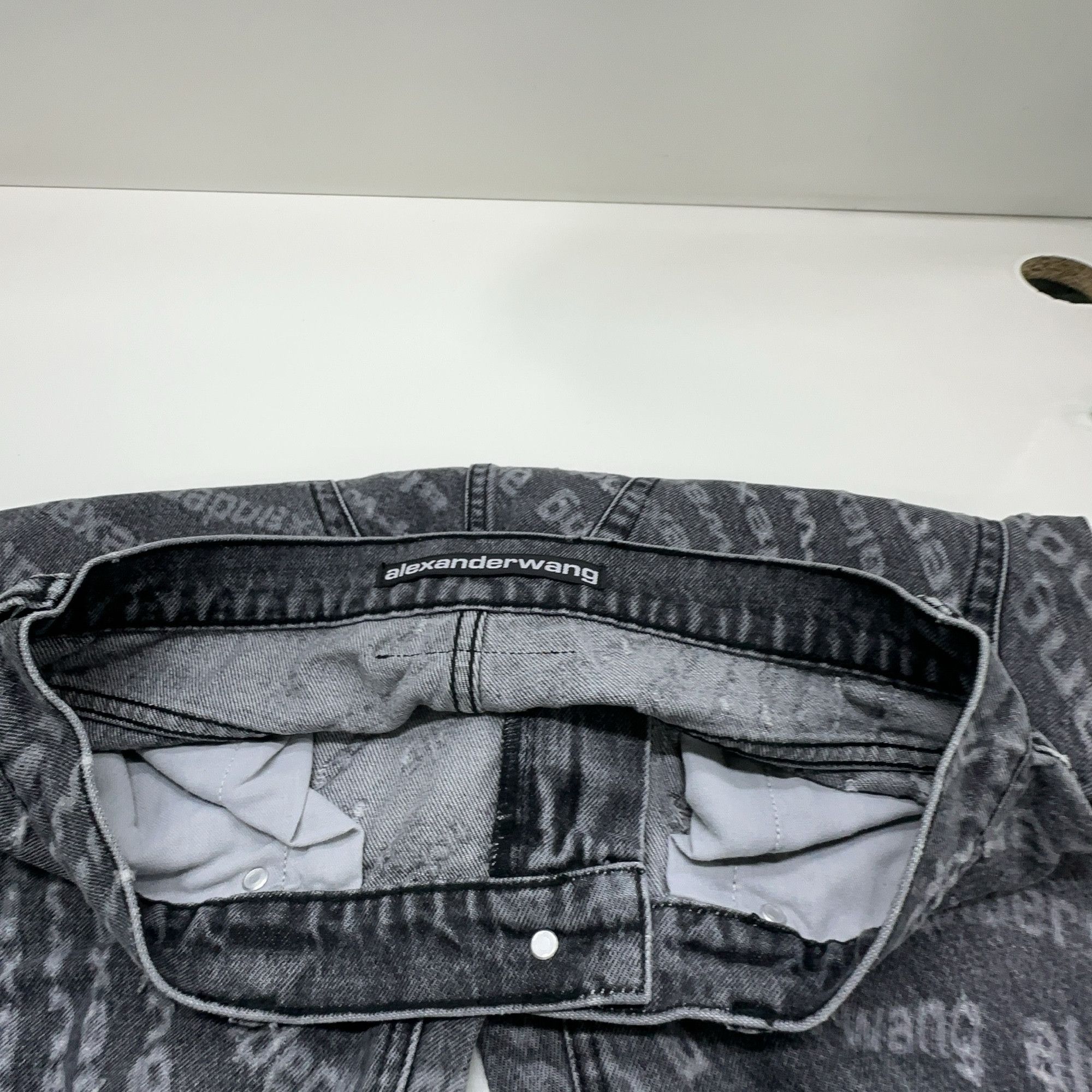 Alexander Wang Alexander Wang Logo Print Jeans Size 29 Size 29" - 6 Thumbnail