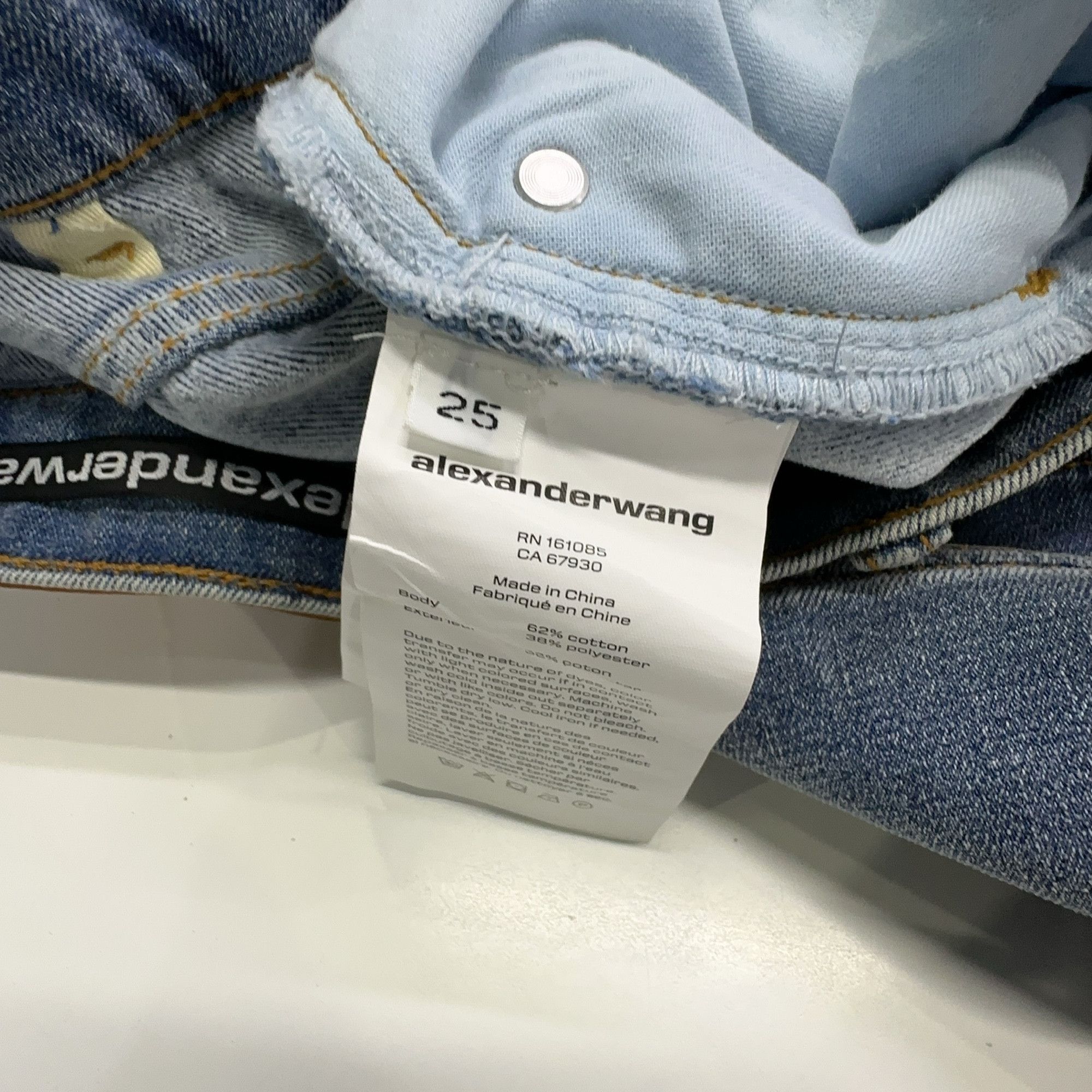 Alexander Wang Alexander Wang Blue Jeans Size 25 Size 25" / US 0 / IT 36 - 4 Thumbnail