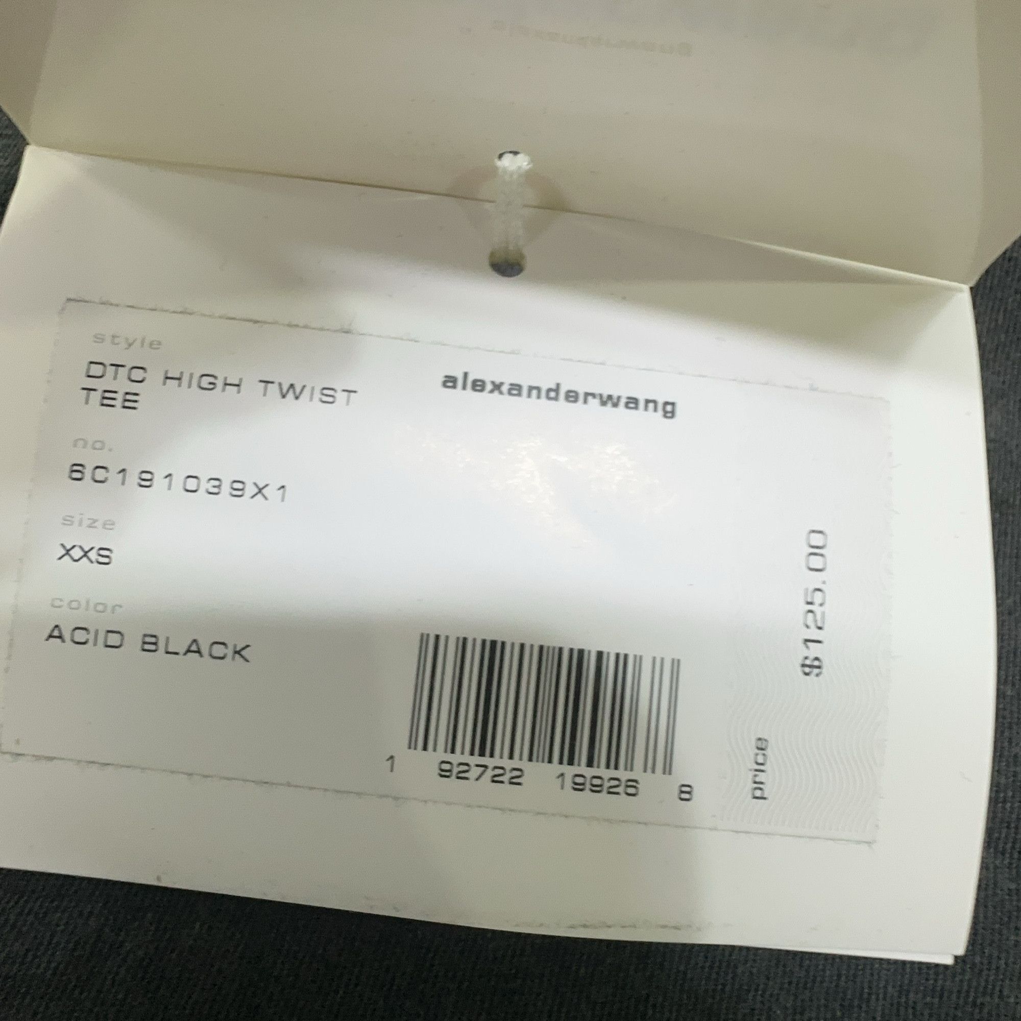 Alexander Wang Alexander Wang Acid Wash Logo T-Shirt Size XXS Size US XXS / EU 40 - 4 Thumbnail