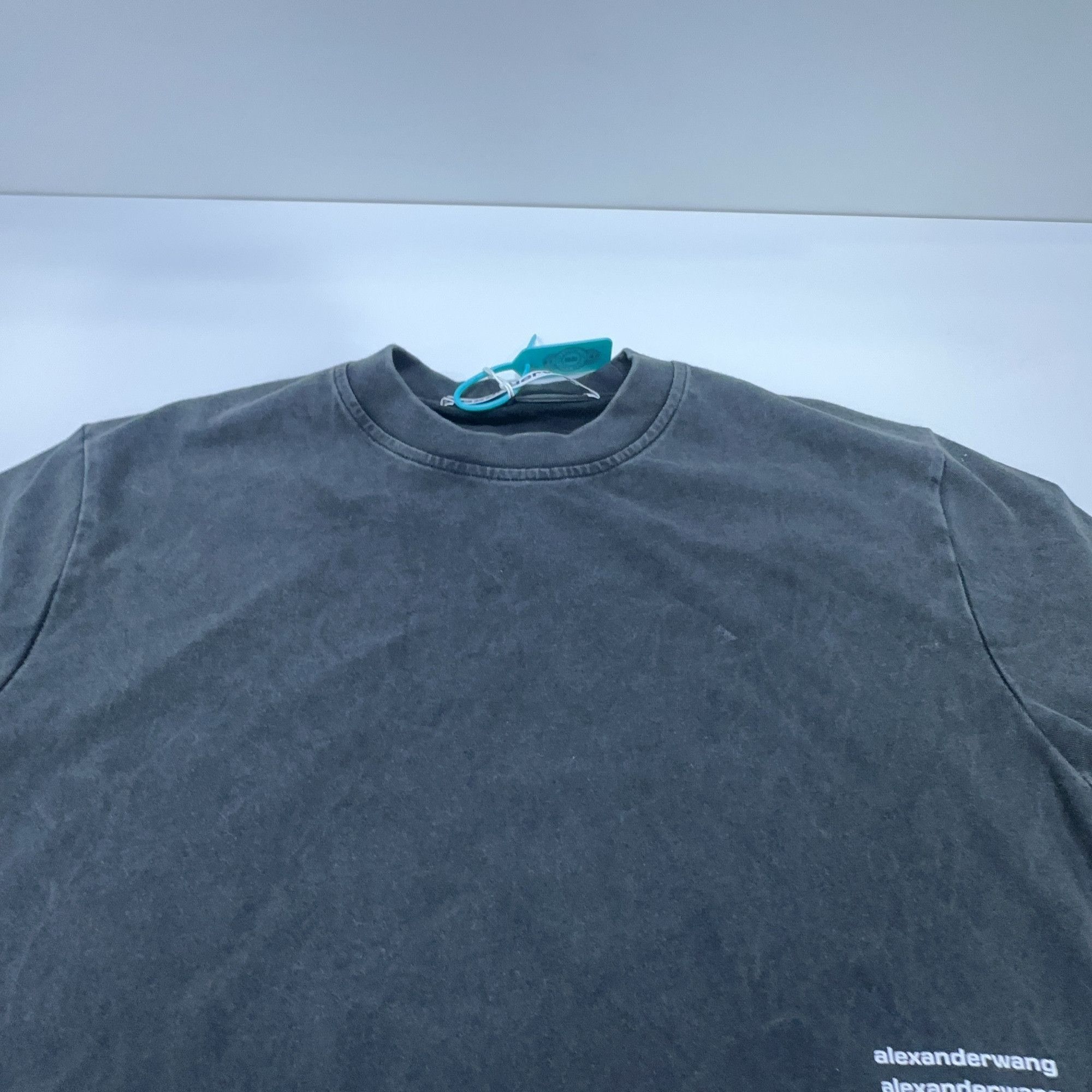 Alexander Wang Alexander Wang Acid Wash Logo T-Shirt Size XXS Size US XXS / EU 40 - 7 Thumbnail