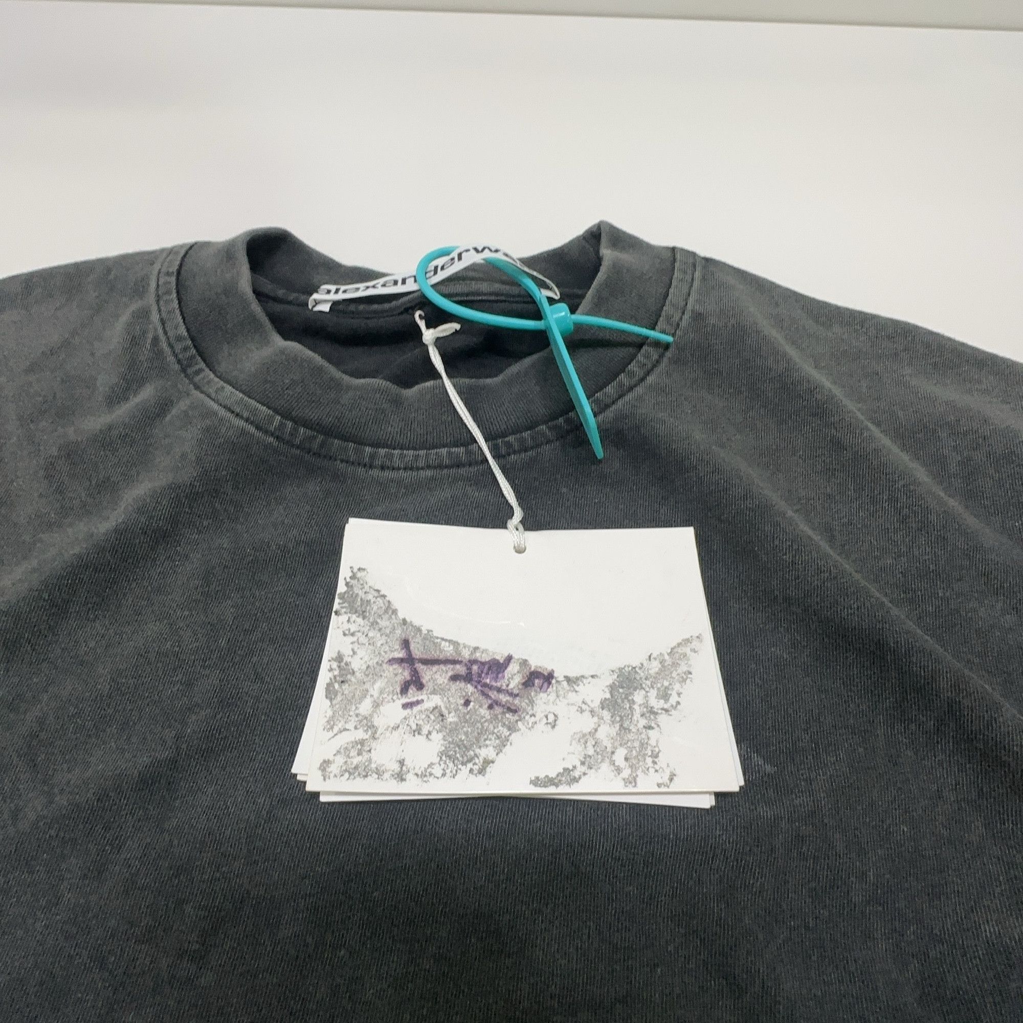 Alexander Wang Alexander Wang Acid Wash Logo T-Shirt Size XXS Size US XXS / EU 40 - 6 Thumbnail