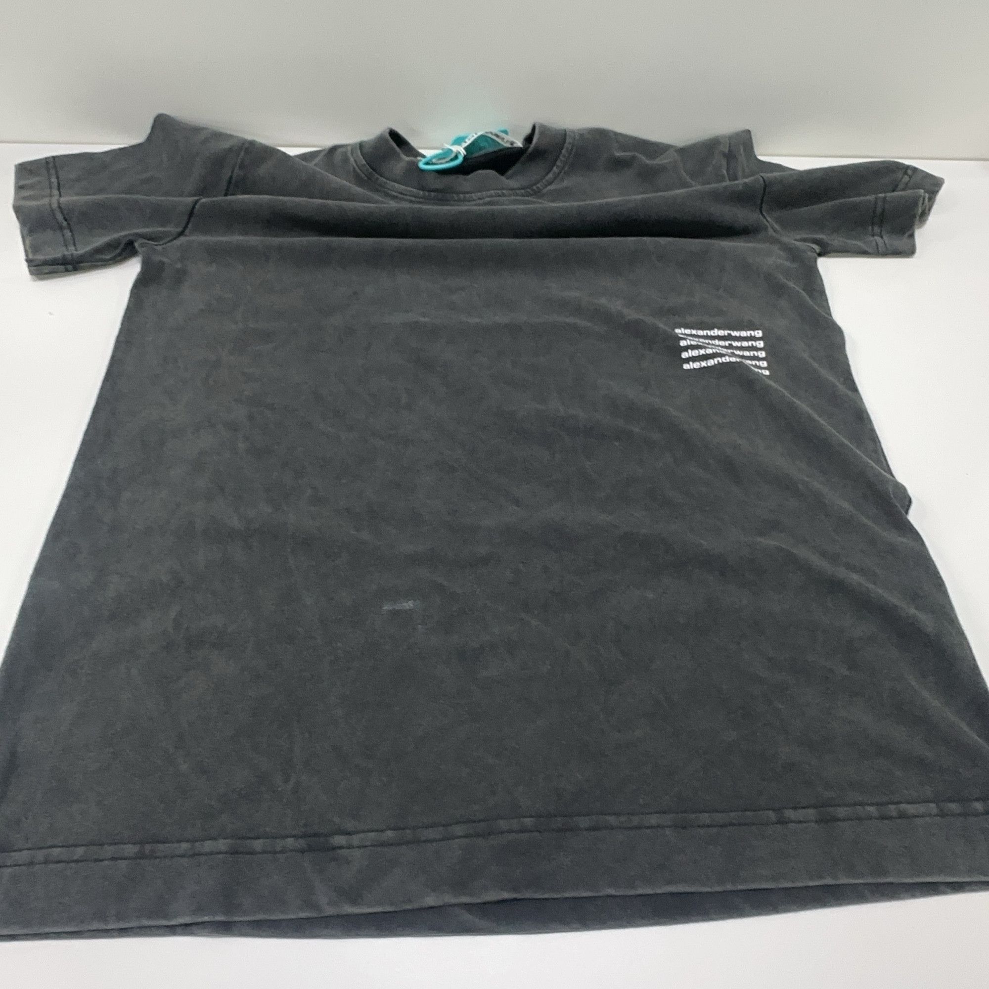 Alexander Wang Alexander Wang Acid Wash Logo T-Shirt Size XXS Size US XXS / EU 40 - 8 Thumbnail