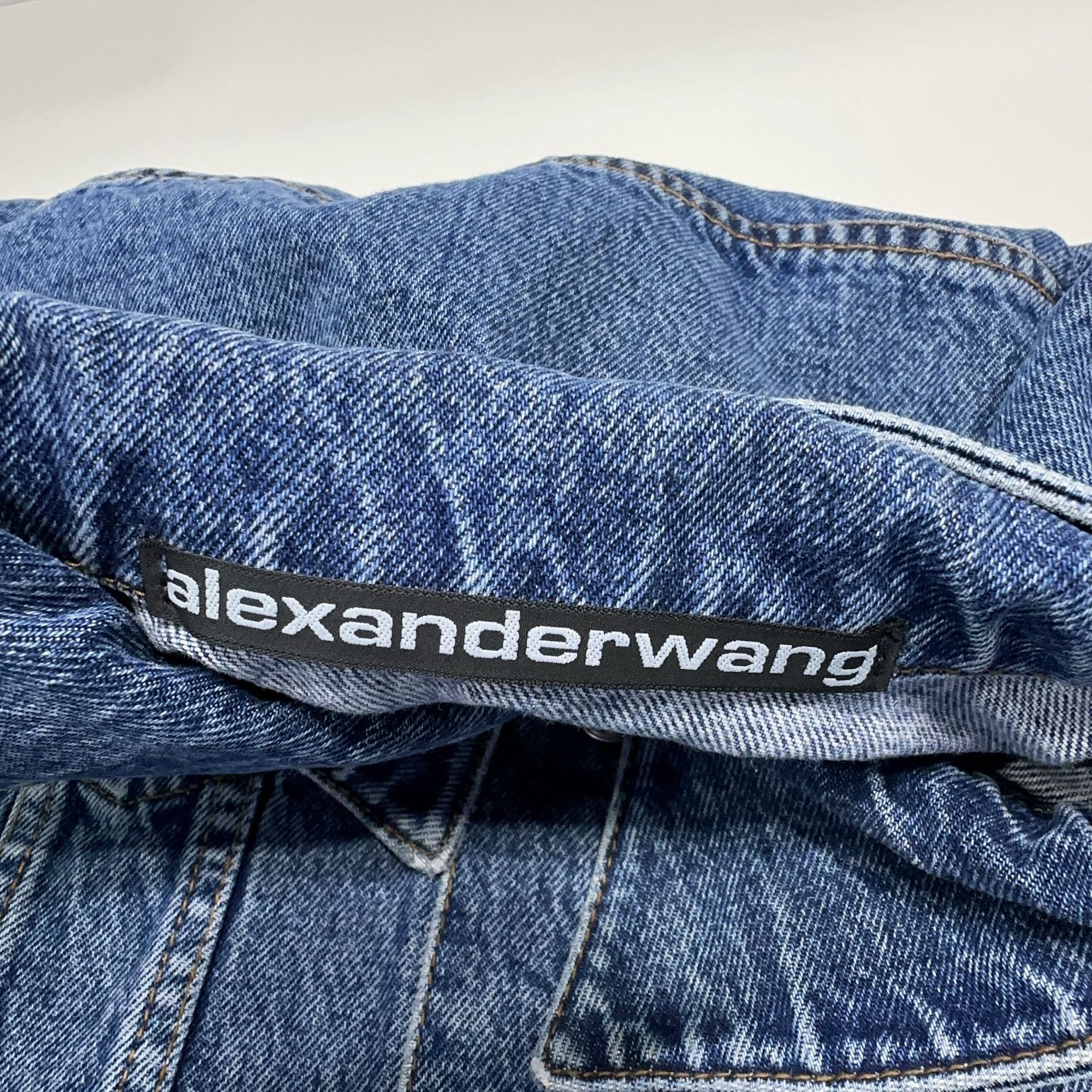 Alexander Wang Alexander Wang Crystal Cuff Denim Jacket XS Size XS / US 0-2 / IT 36-38 - 5 Thumbnail