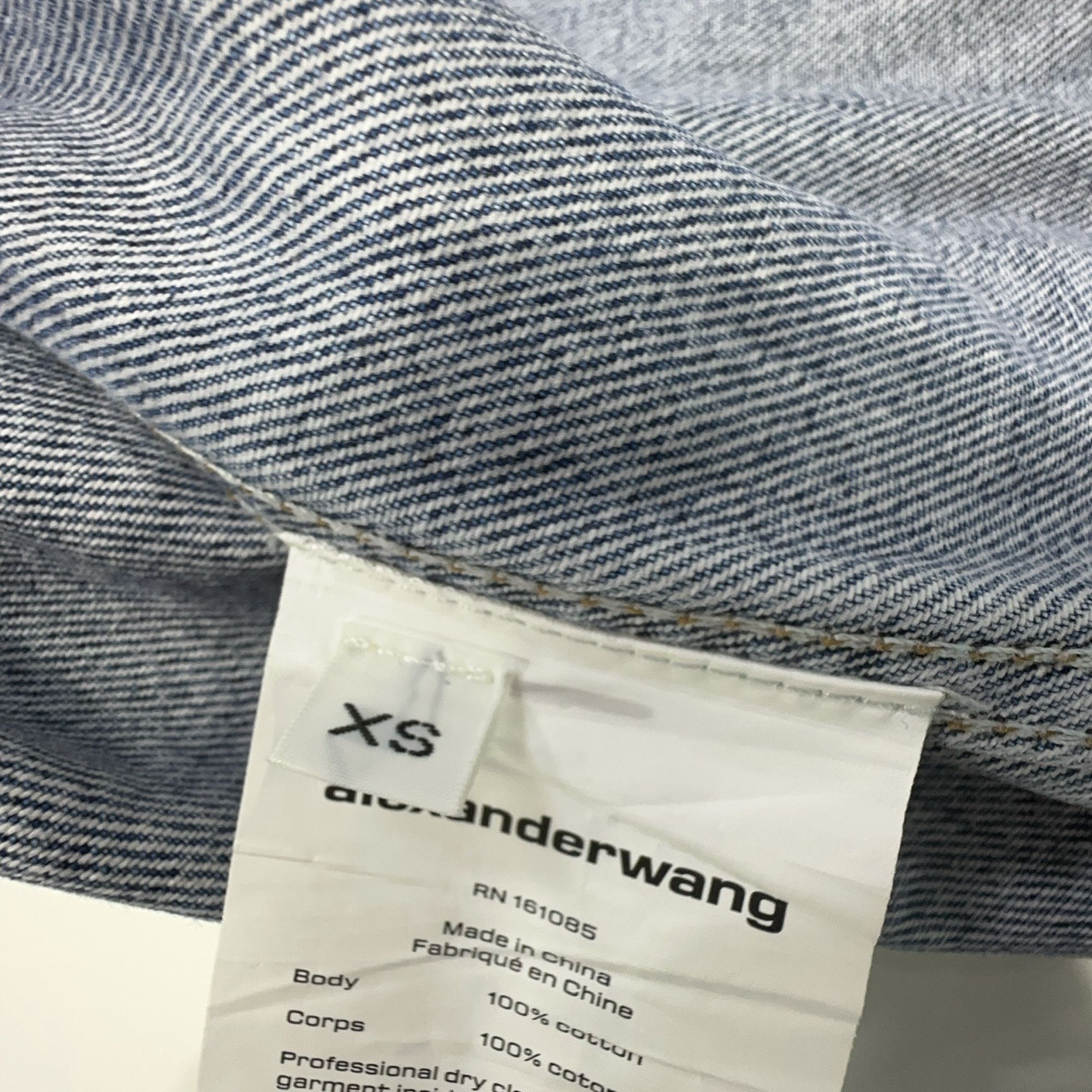 Alexander Wang Alexander Wang Crystal Cuff Denim Jacket XS Size XS / US 0-2 / IT 36-38 - 3 Thumbnail
