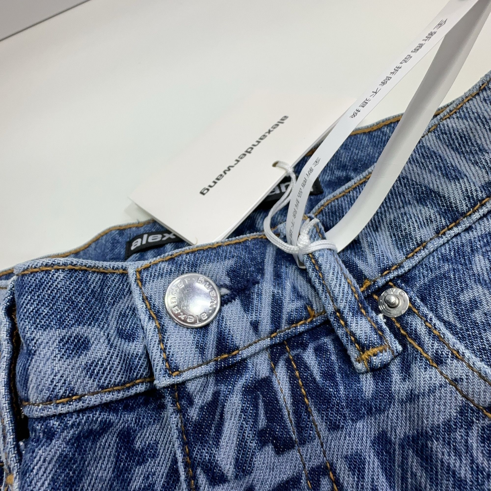 Alexander Wang Alexander Wang News Print Jeans Size 25 Size 25" / US 0 / IT 36 - 7 Thumbnail