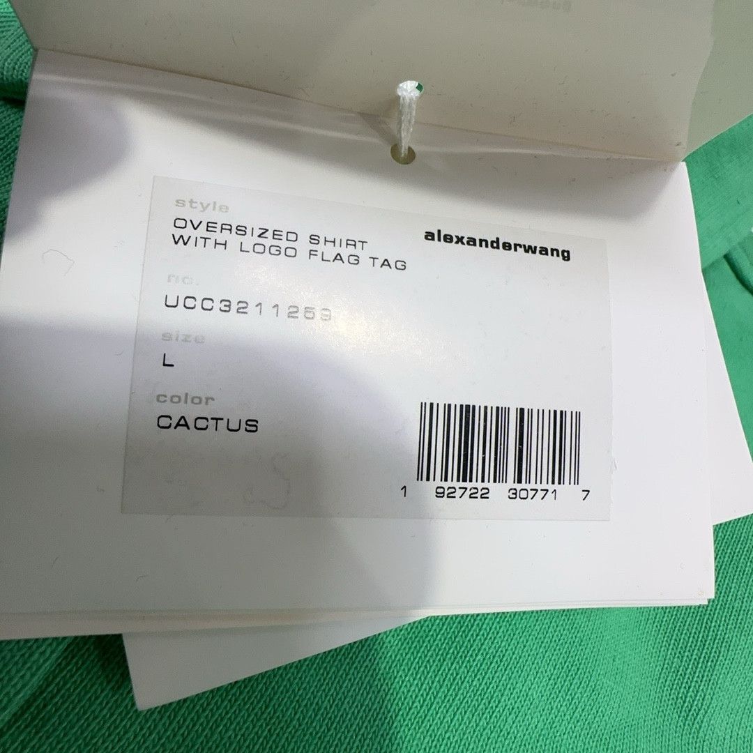 Alexander Wang Alexander Wang Logo Tag Button Up Shirt Size L Size L / US 10 / IT 46 - 3 Thumbnail