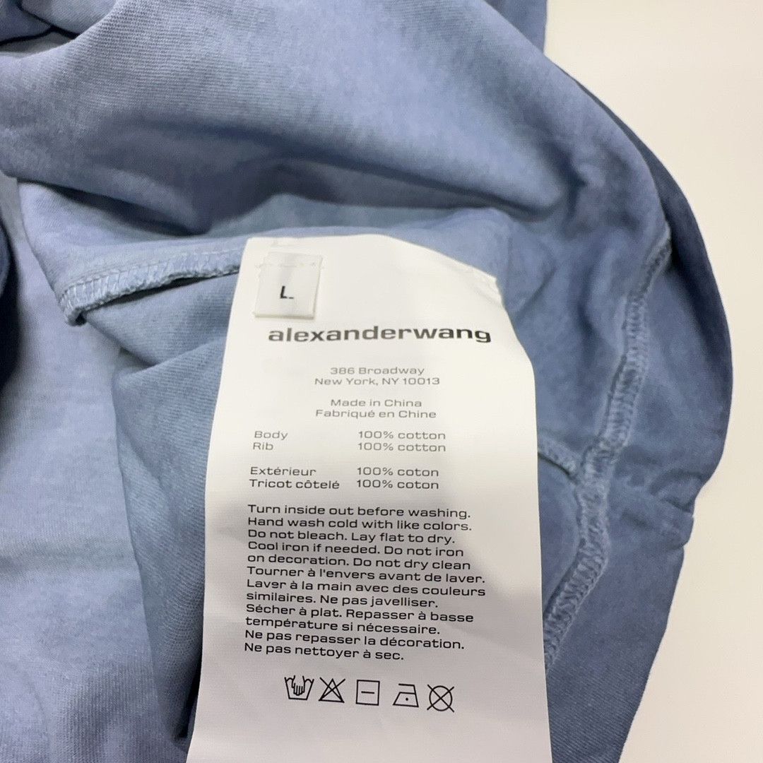 Alexander Wang Alexander Wang Rhinestone Logo T-Shirt Size L Size US L / EU 52-54 / 3 - 3 Thumbnail
