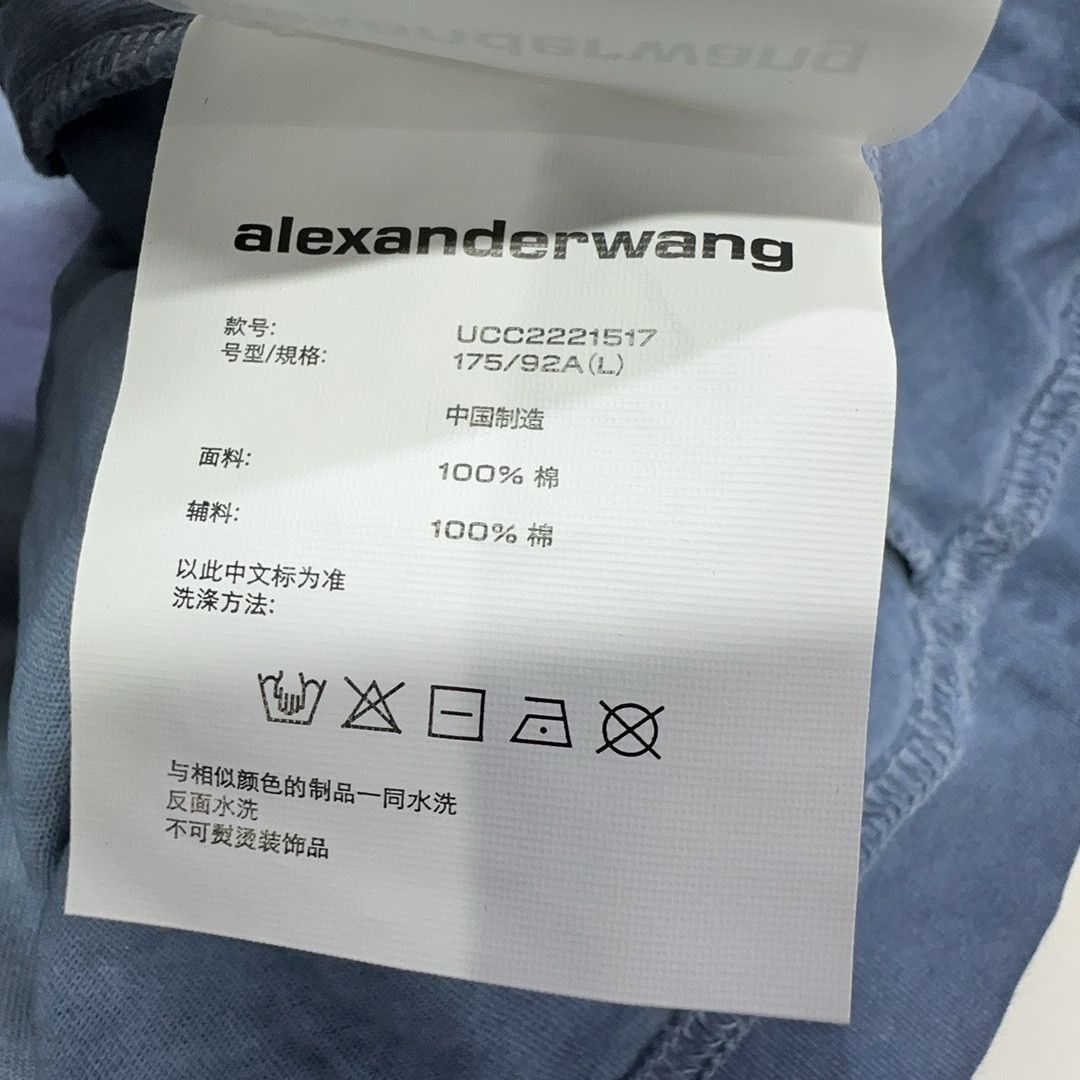 Alexander Wang Alexander Wang Rhinestone Logo T-Shirt Size L Size US L / EU 52-54 / 3 - 4 Thumbnail