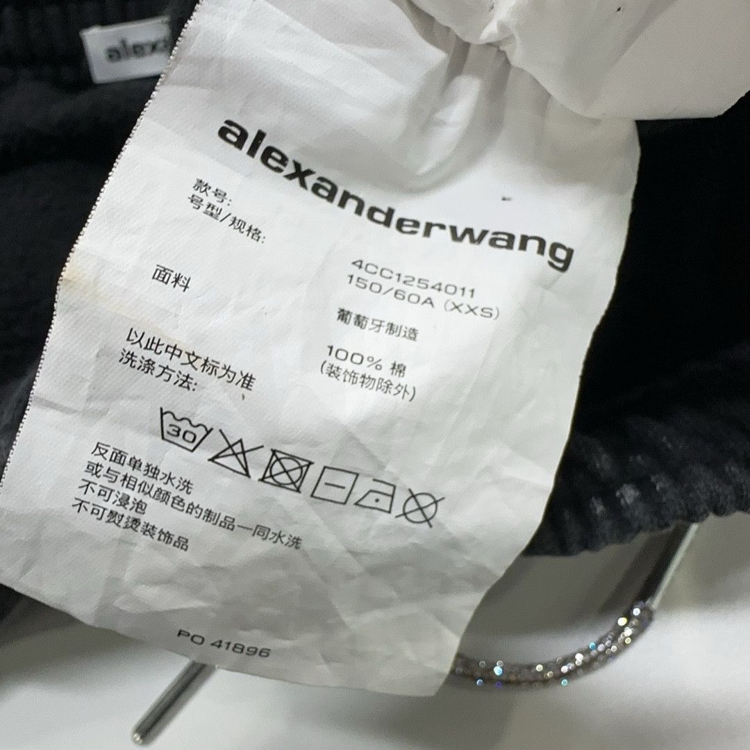 Alexander Wang Alexander Wang Washed Cotton Joggers Size XXS Size 24" / US 00 / IT 34 - 3 Thumbnail