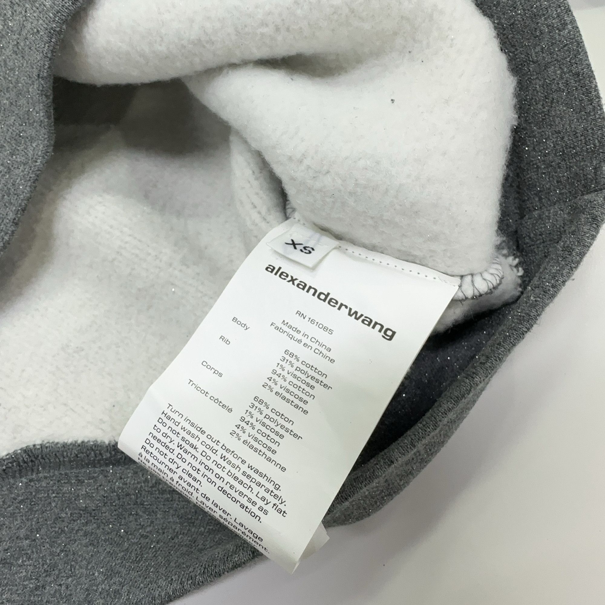Alexander Wang Alexander Wang Glitter Sweatshirt Size XS Size XS / US 0-2 / IT 36-38 - 4 Thumbnail