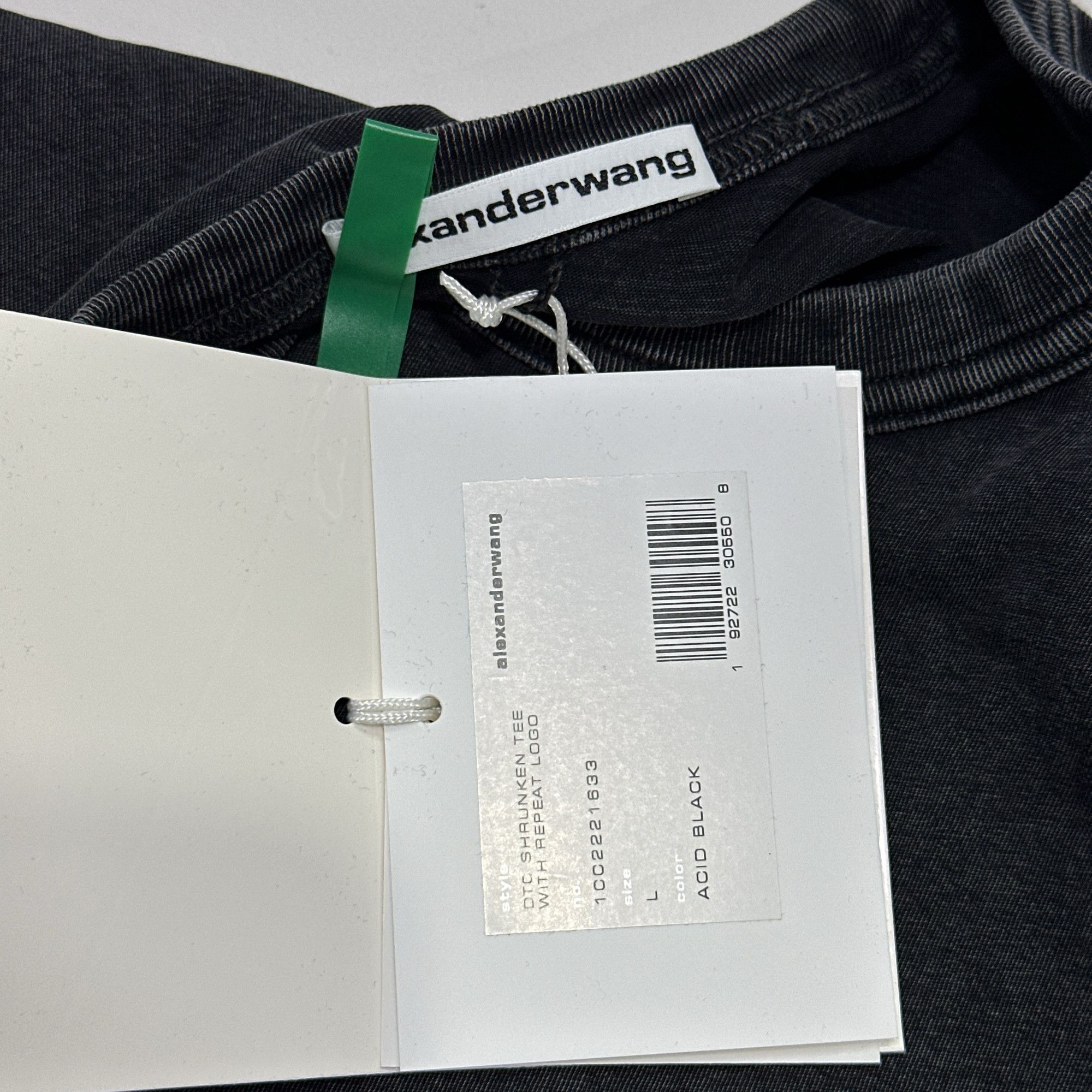 Alexander Wang Alexander Wang Acid Logo Shrunken T-Shirt Size L Size L / US 10 / IT 46 - 3 Thumbnail