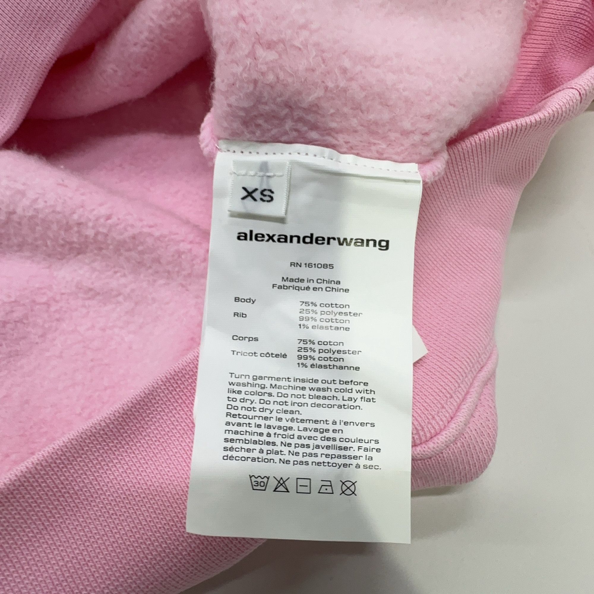 Alexander Wang Alexander Wang Logo Sweatshirt Pink Size XS Size XS / US 0-2 / IT 36-38 - 4 Thumbnail