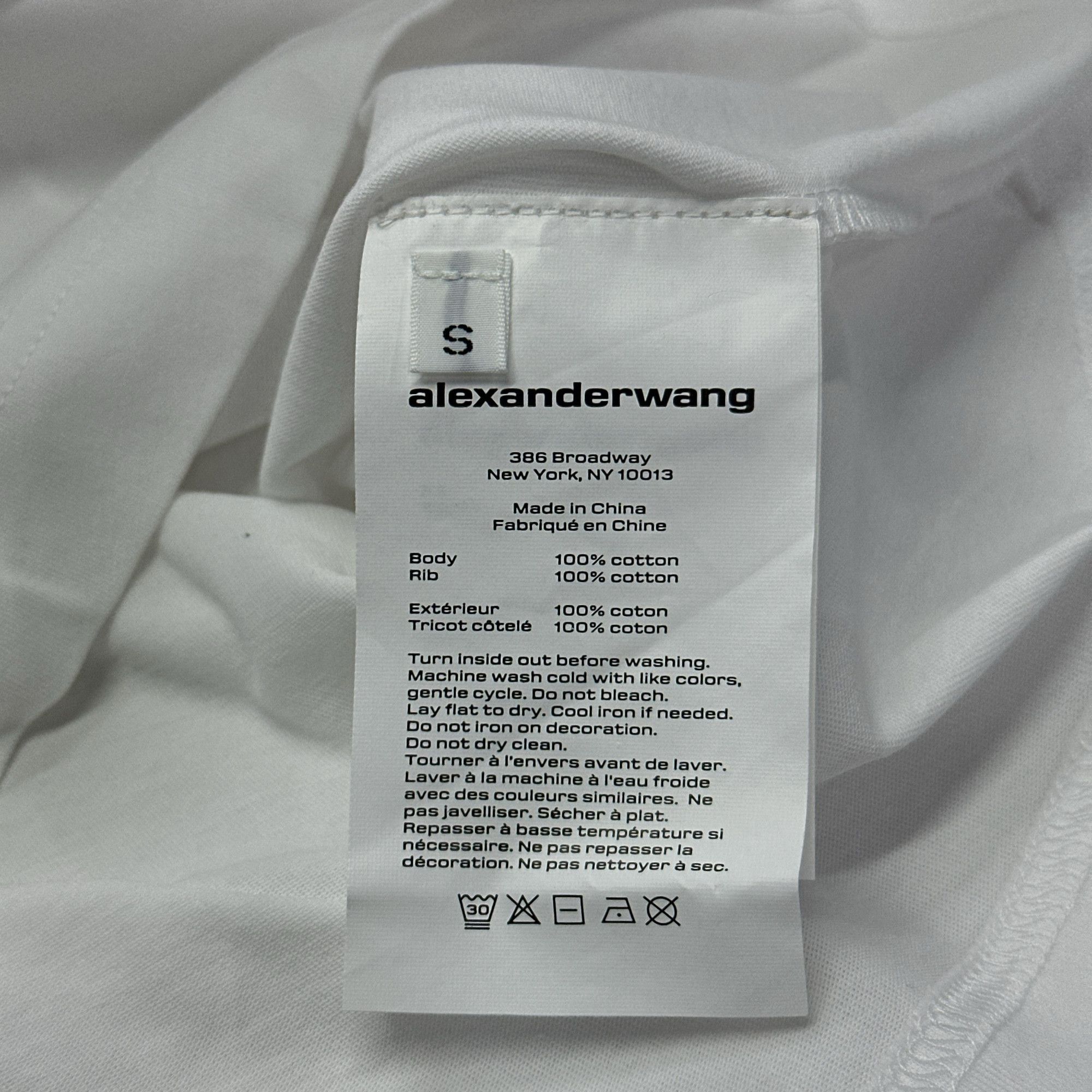 Alexander Wang Alexander Wang Logo Print T-Shirt Size S Size S / US 4 / IT 40 - 5 Thumbnail