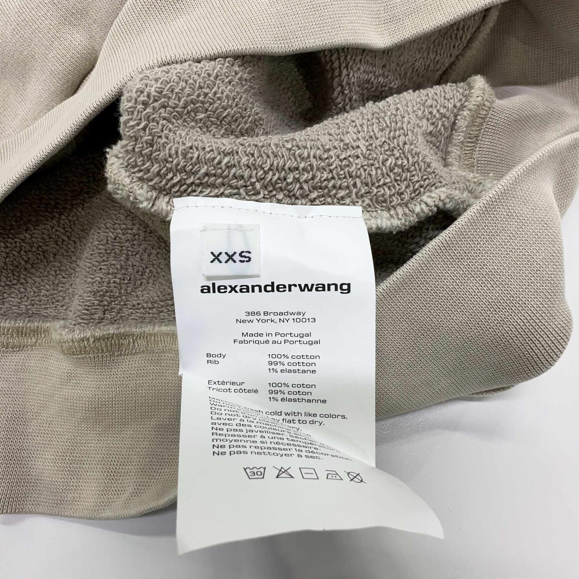 Alexander Wang Alexander Wang Logo Hoodie Size XXS Size US XXS / EU 40 - 3 Thumbnail