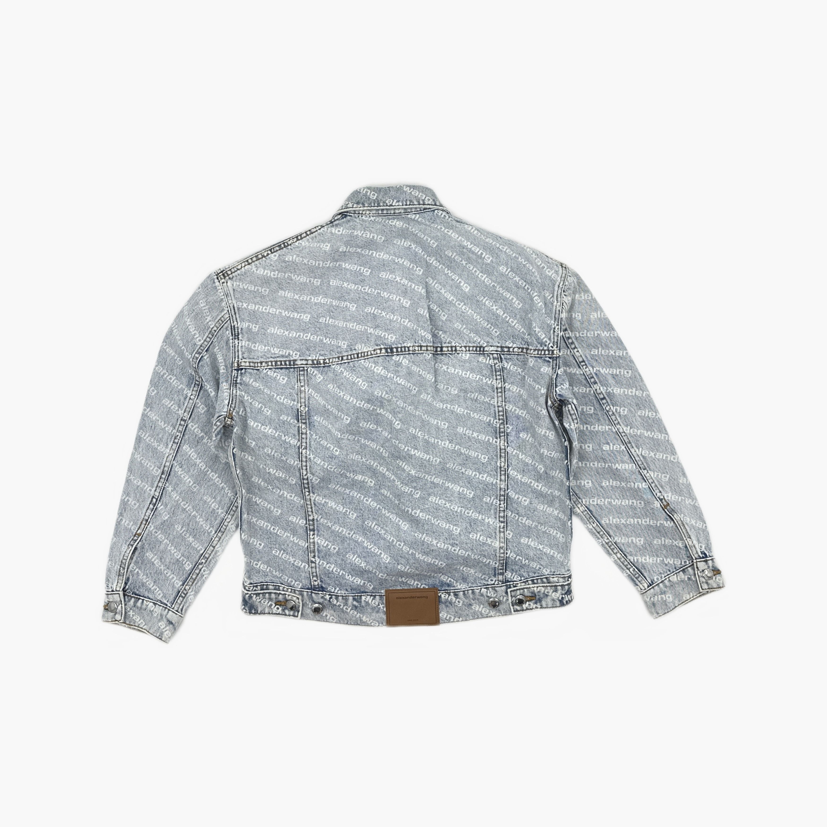 Alexander Wang Alexander Wang All-Over Print Denim Jacket Size S Size S / US 4 / IT 40 - 2 Thumbnail