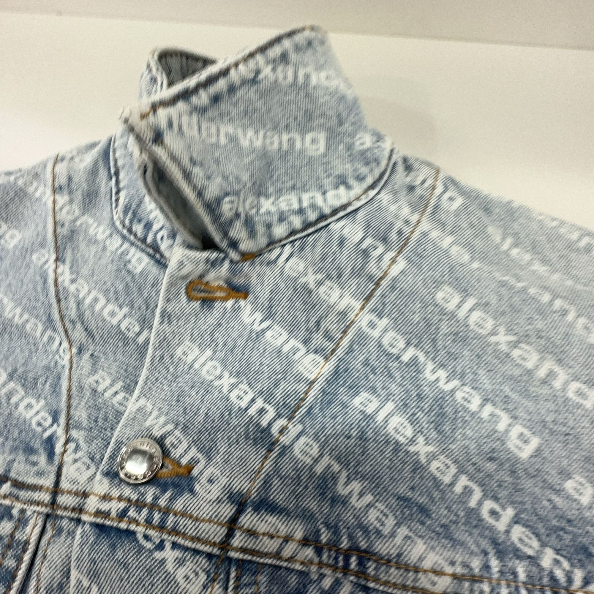 Alexander Wang Alexander Wang All-Over Print Denim Jacket Size S Size S / US 4 / IT 40 - 16 Thumbnail