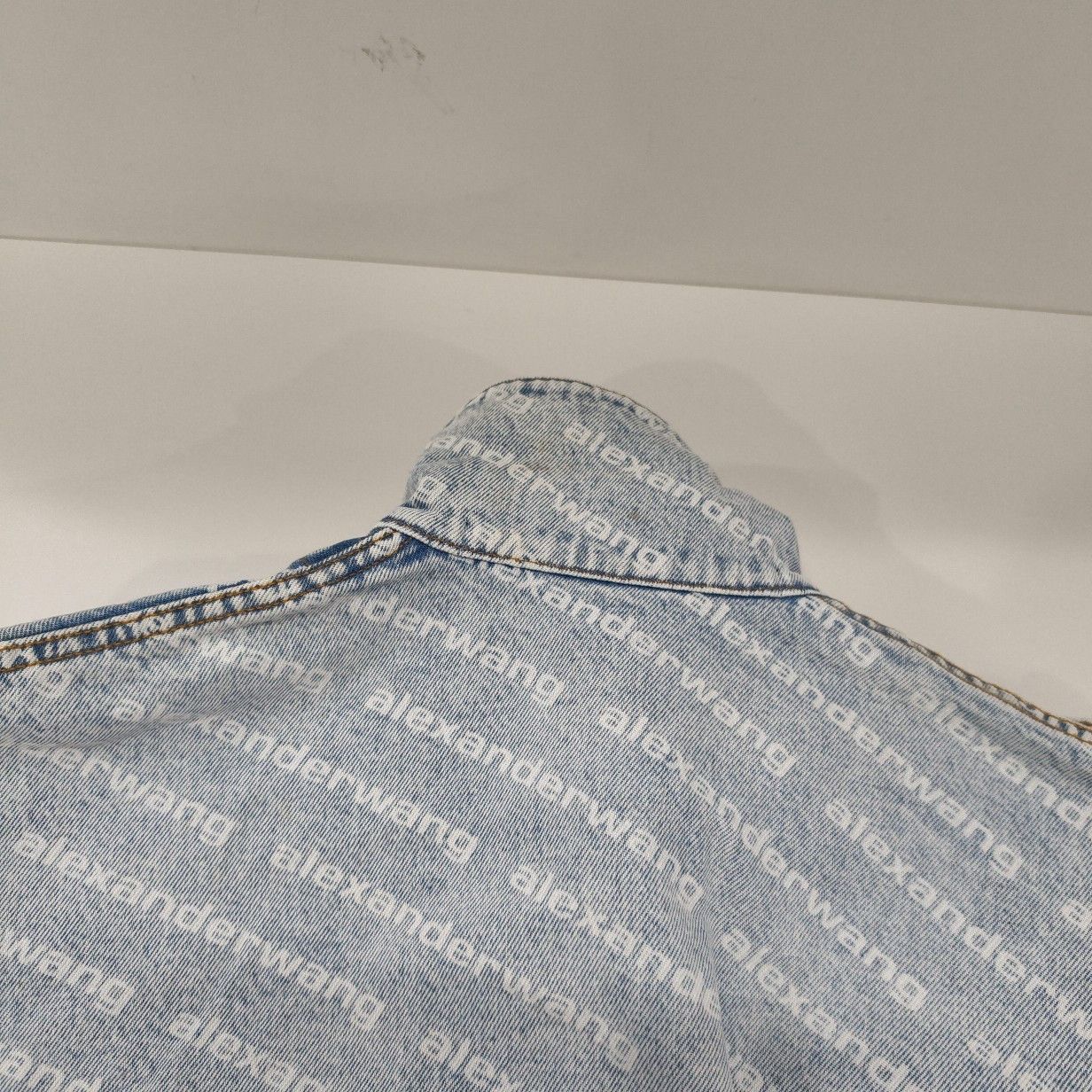 Alexander Wang Alexander Wang All-Over Print Denim Jacket Size S Size S / US 4 / IT 40 - 18 Thumbnail