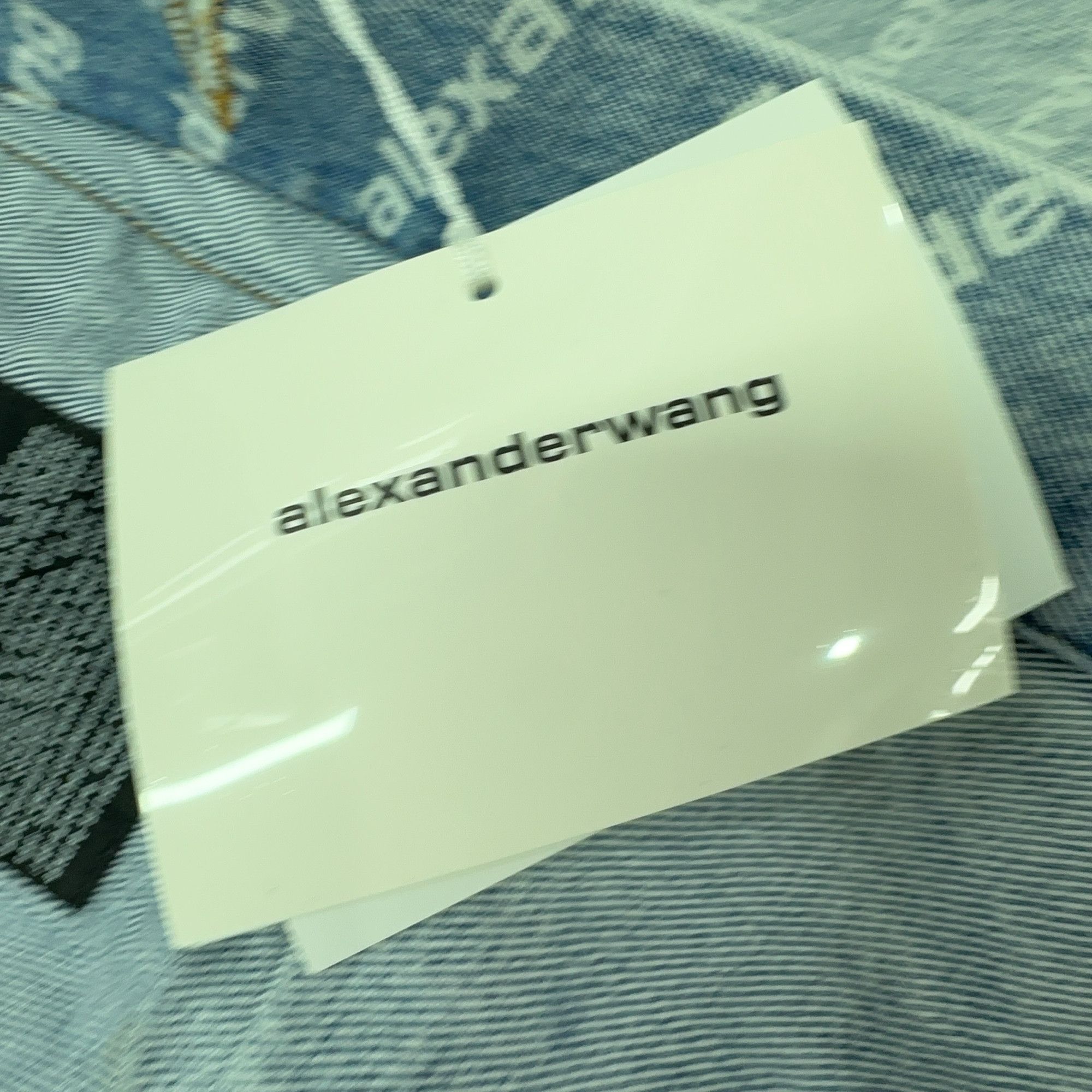 Alexander Wang Alexander Wang All-Over Print Denim Jacket Size S Size S / US 4 / IT 40 - 5 Thumbnail