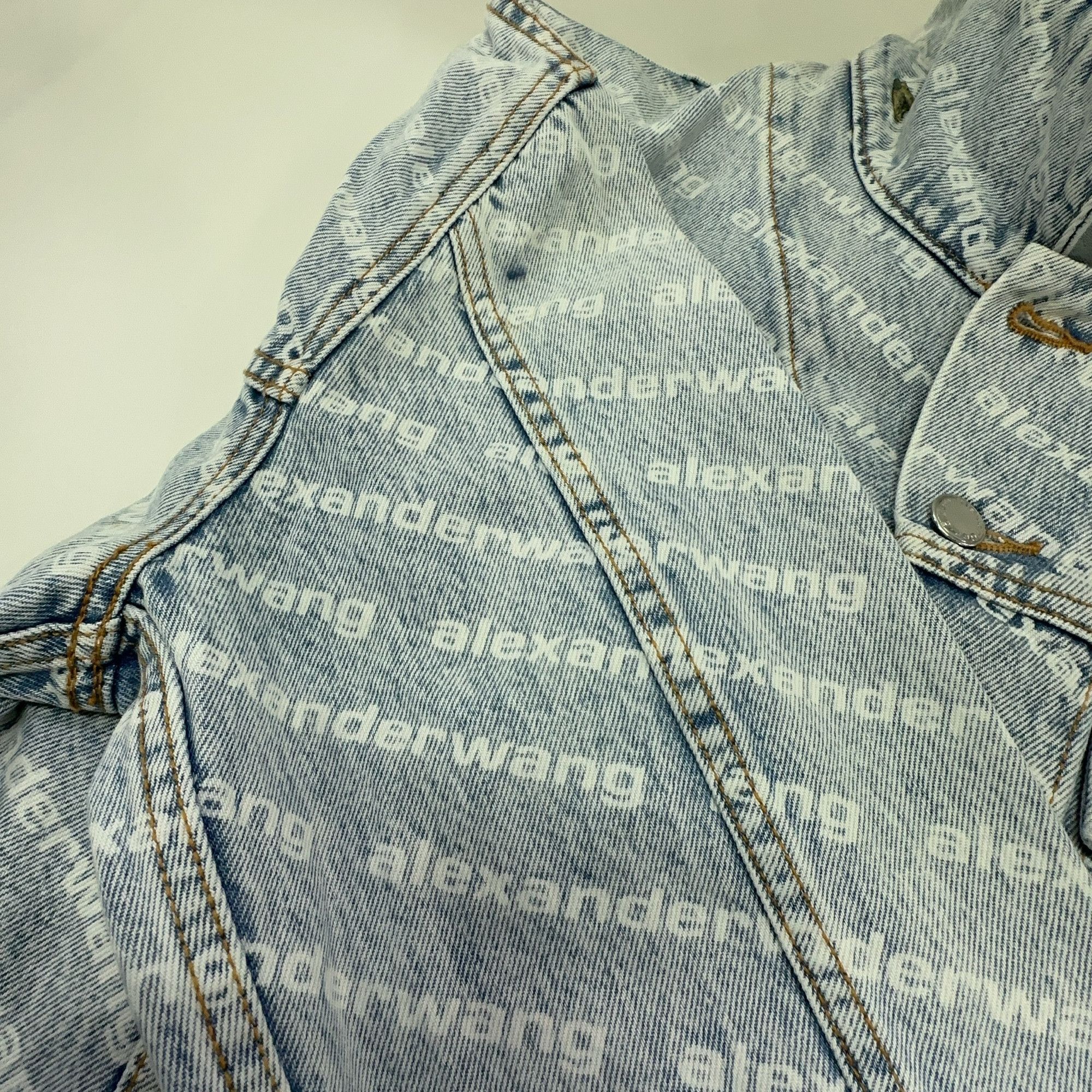 Alexander Wang Alexander Wang All-Over Print Denim Jacket Size S Size S / US 4 / IT 40 - 17 Thumbnail