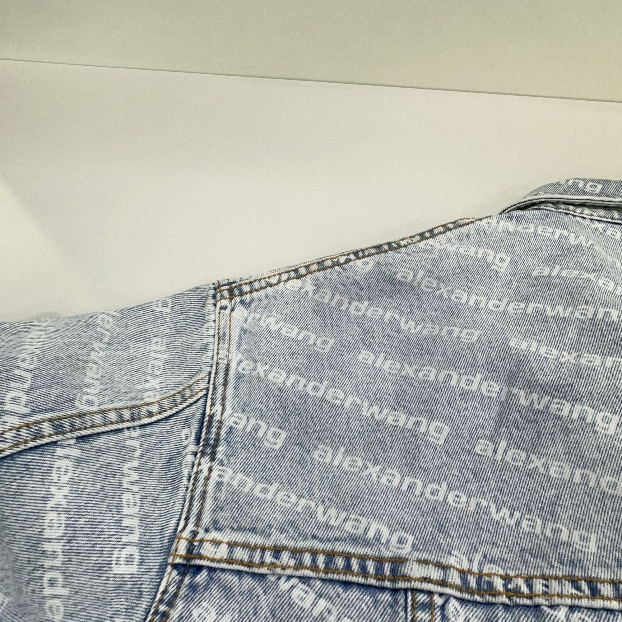 Alexander Wang Alexander Wang All-Over Print Denim Jacket Size S Size S / US 4 / IT 40 - 8 Thumbnail