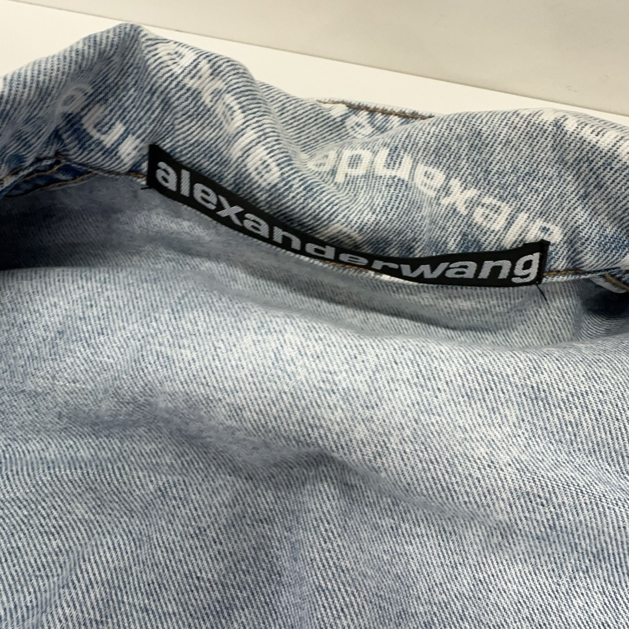 Alexander Wang Alexander Wang All-Over Print Denim Jacket Size S Size S / US 4 / IT 40 - 6 Thumbnail