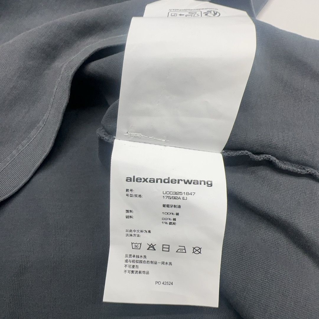 Alexander Wang Alexander Wang Logo T-Shirt Size L Size US L / EU 52-54 / 3 - 3 Thumbnail