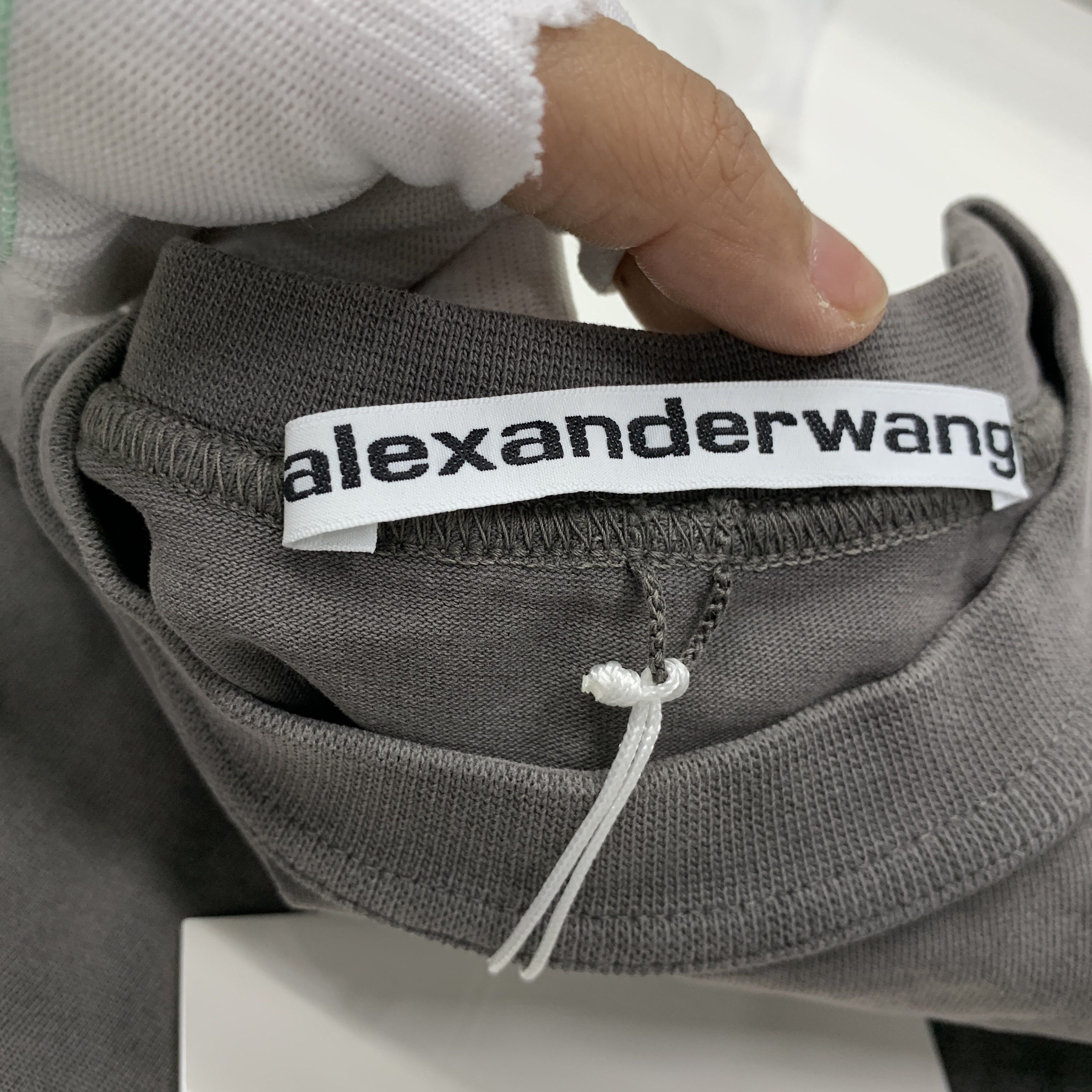 Alexander Wang Alexander Wang Glitter Logo T-Shirt Size XXS Size US XXS / EU 40 - 3 Thumbnail