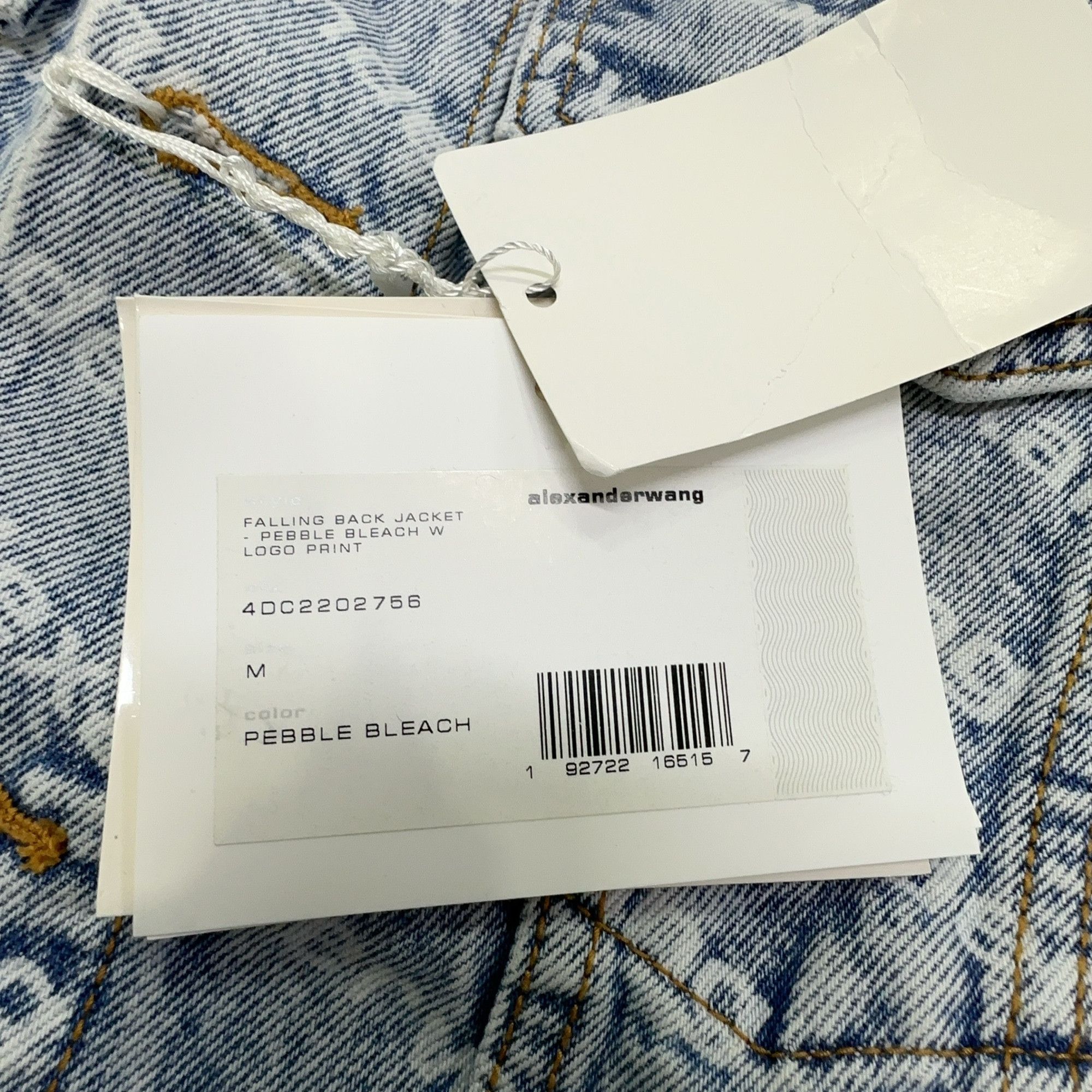 Alexander Wang Alexander Wang Logo Denim Jacket Size M Size M / US 6-8 / IT 42-44 - 6 Thumbnail