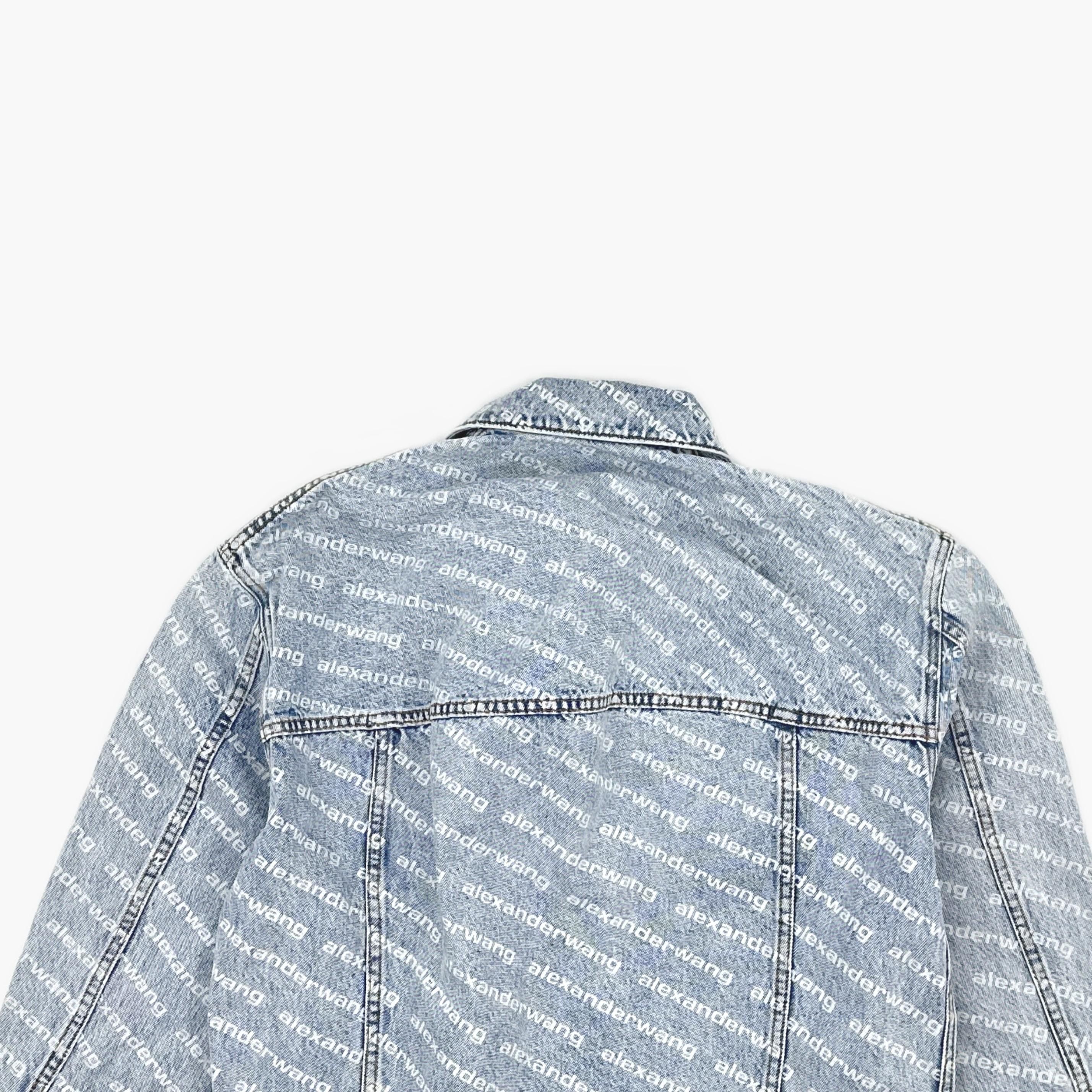Alexander Wang Alexander Wang Logo Denim Jacket Size M Size M / US 6-8 / IT 42-44 - 3 Thumbnail