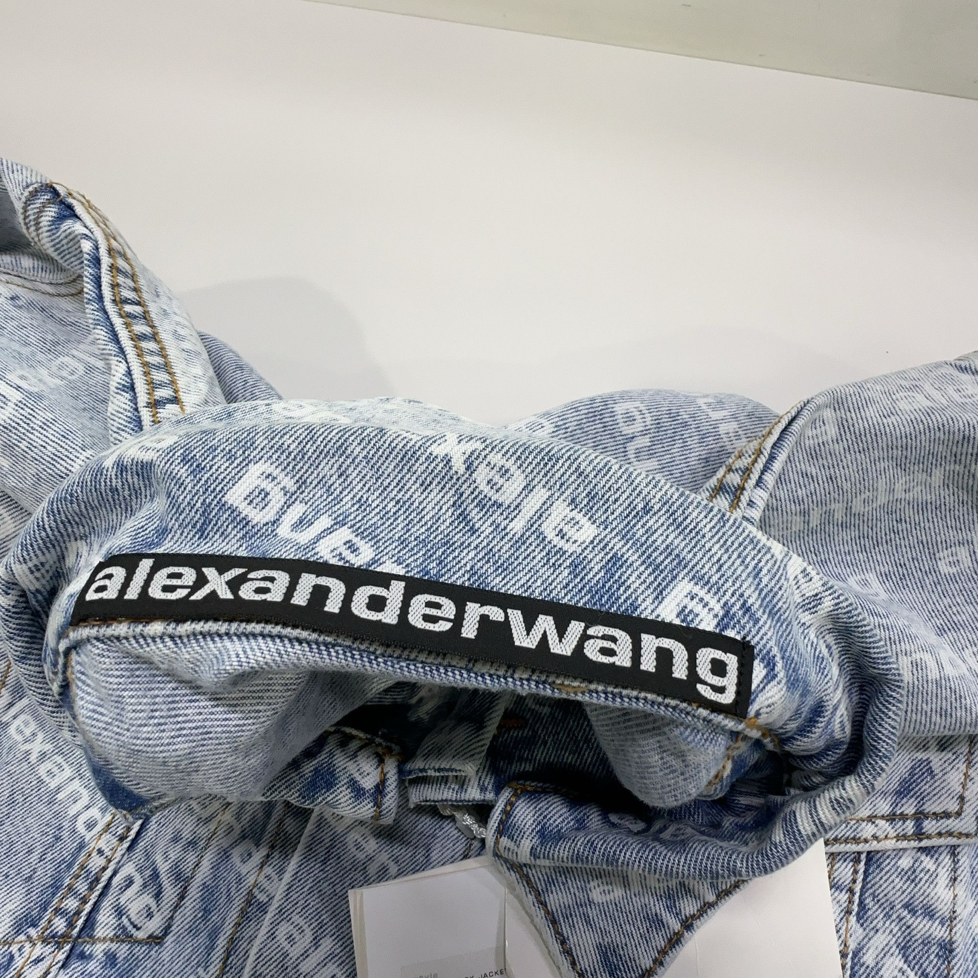 Alexander Wang Alexander Wang Logo Denim Jacket Size M Size M / US 6-8 / IT 42-44 - 7 Thumbnail