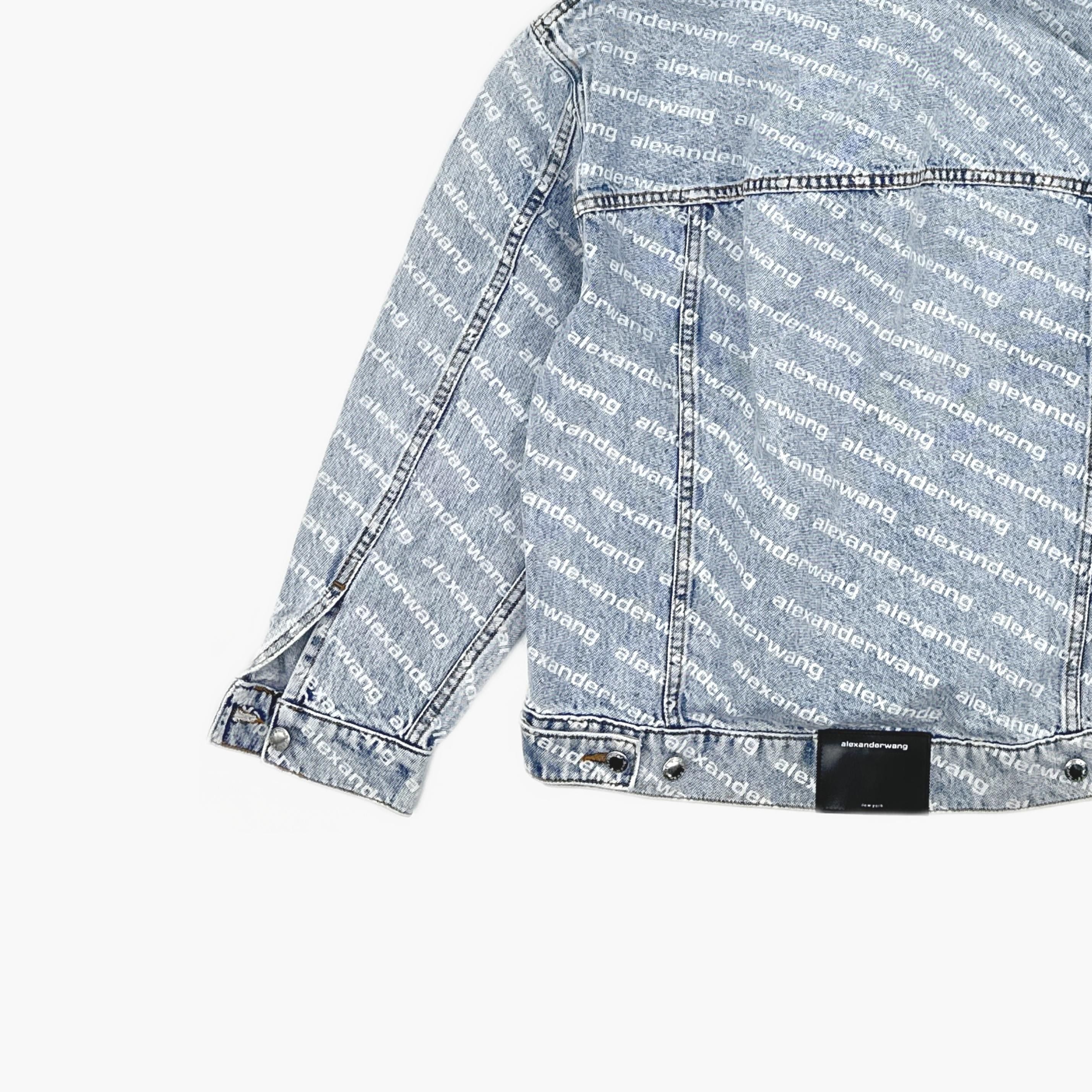 Alexander Wang Alexander Wang Logo Denim Jacket Size M Size M / US 6-8 / IT 42-44 - 4 Thumbnail