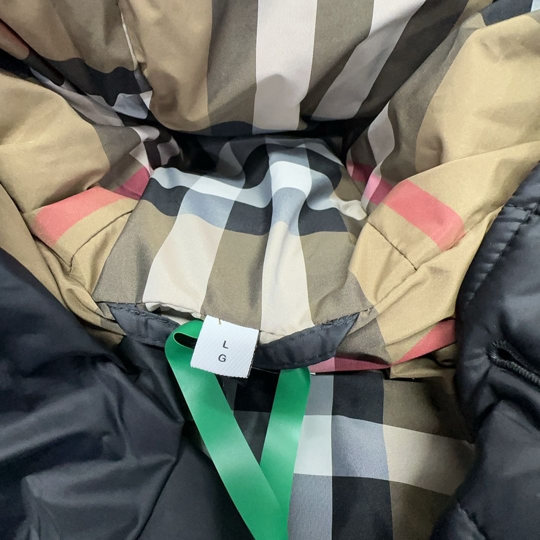 Burberry Burberry Check Lined Down Coat Size L Size L / US 10 / IT 46 - 3 Thumbnail