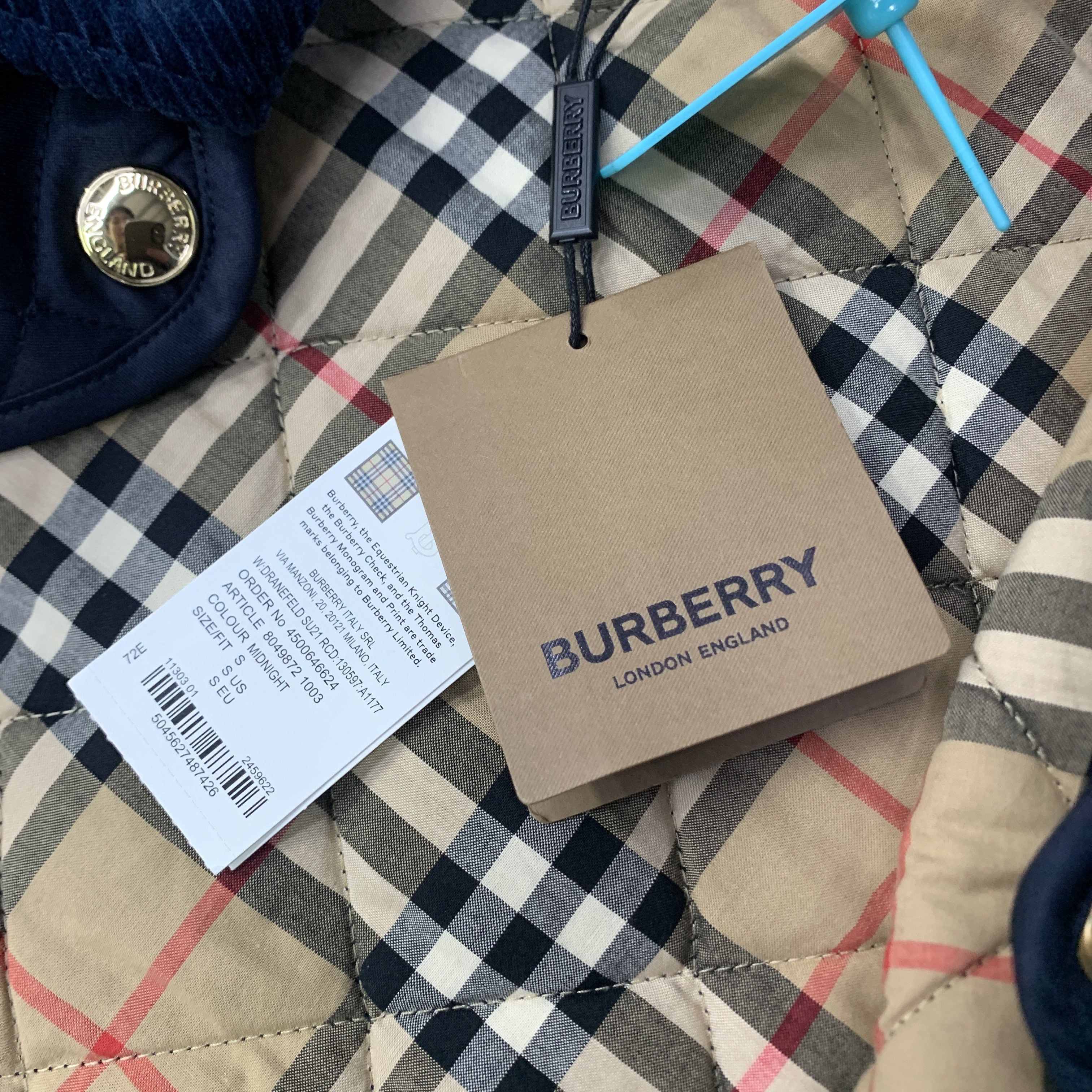 Burberry Burberry Quilted Jacket Midnight Size S Size S / US 4 / IT 40 - 4 Thumbnail
