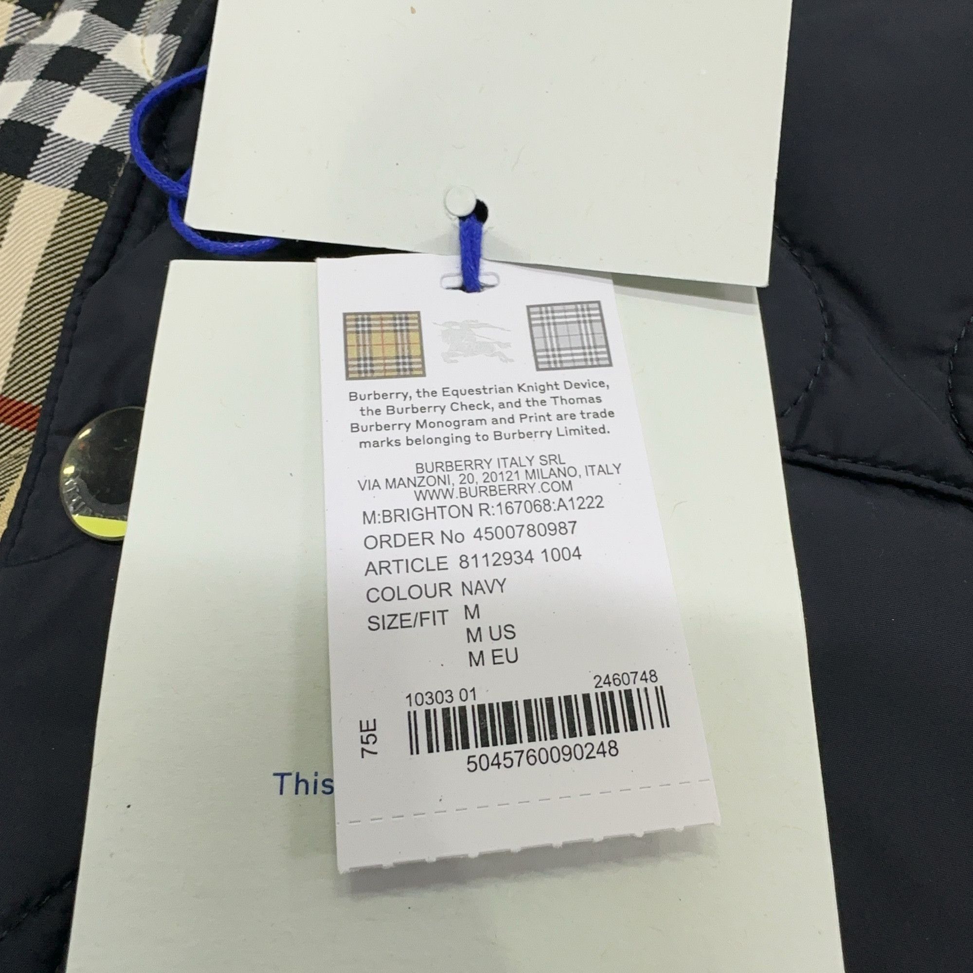 Burberry Burberry Reversible Quilted Shirt Jacket Size M Size US M / EU 48-50 / 2 - 6 Thumbnail