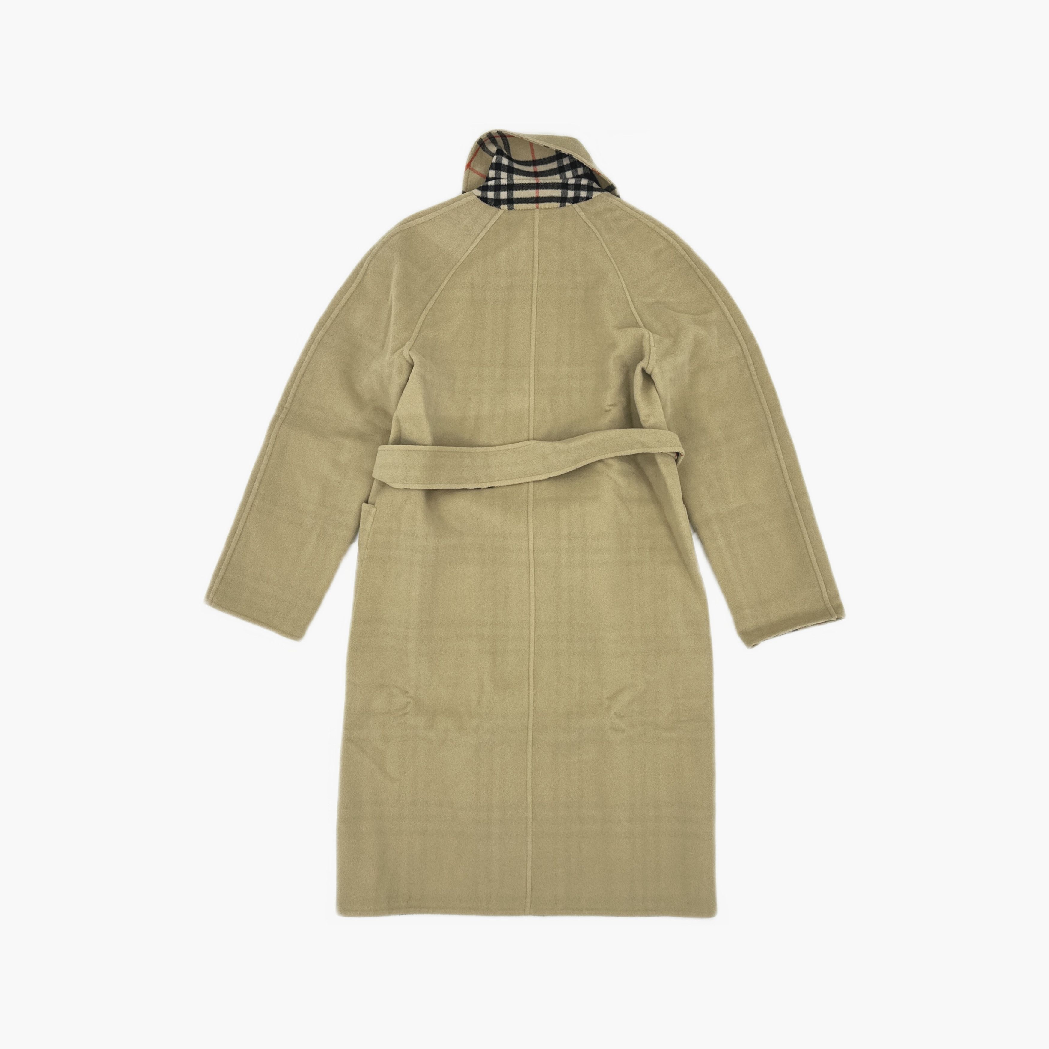Burberry Burberry Wool Belted Coat Size 2 Size XS / US 0-2 / IT 36-38 - 2 Thumbnail