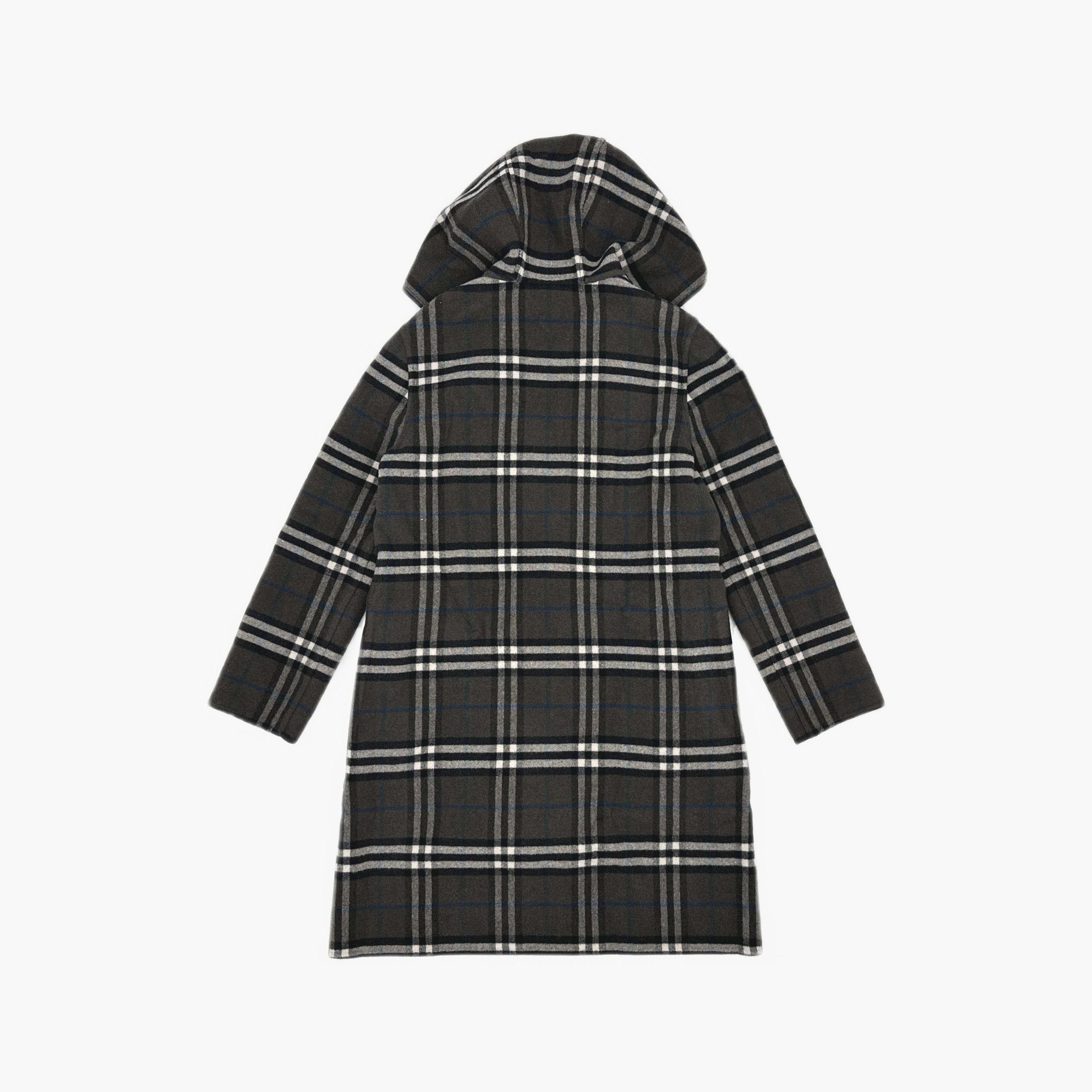 Burberry Burberry Reversible Hooded Wool Coat Size 4 Size S / US 4 / IT 40 - 2 Thumbnail