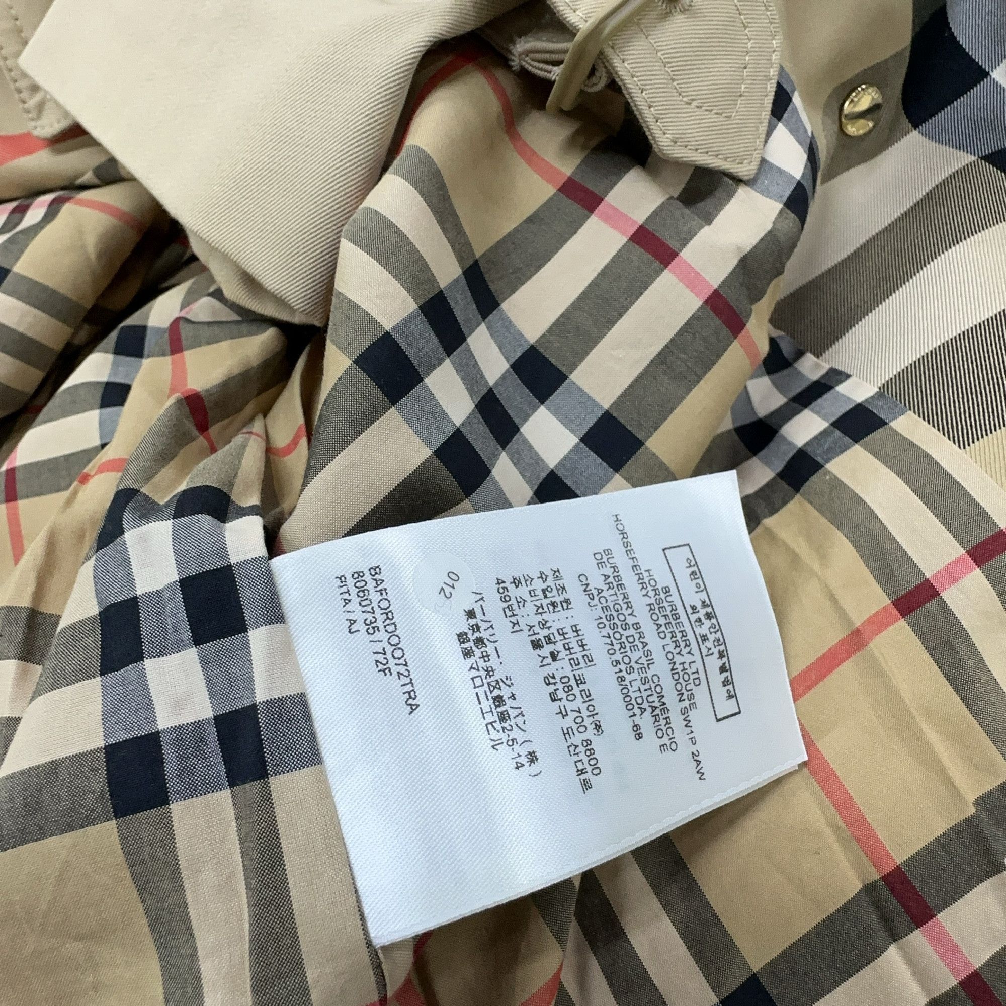 Burberry Burberry Honey Check Trench Coat US 4 Size S / US 4 / IT 40 - 5 Thumbnail
