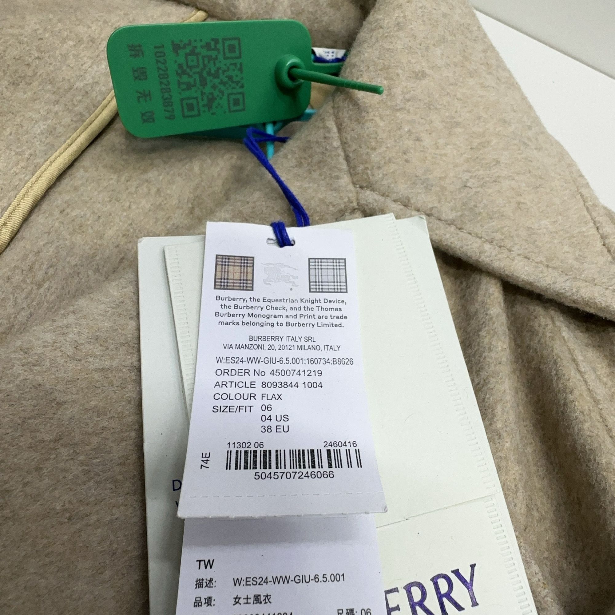 Burberry Burberry Cashmere Belted Coat US 6 Size M / US 6-8 / IT 42-44 - 3 Thumbnail