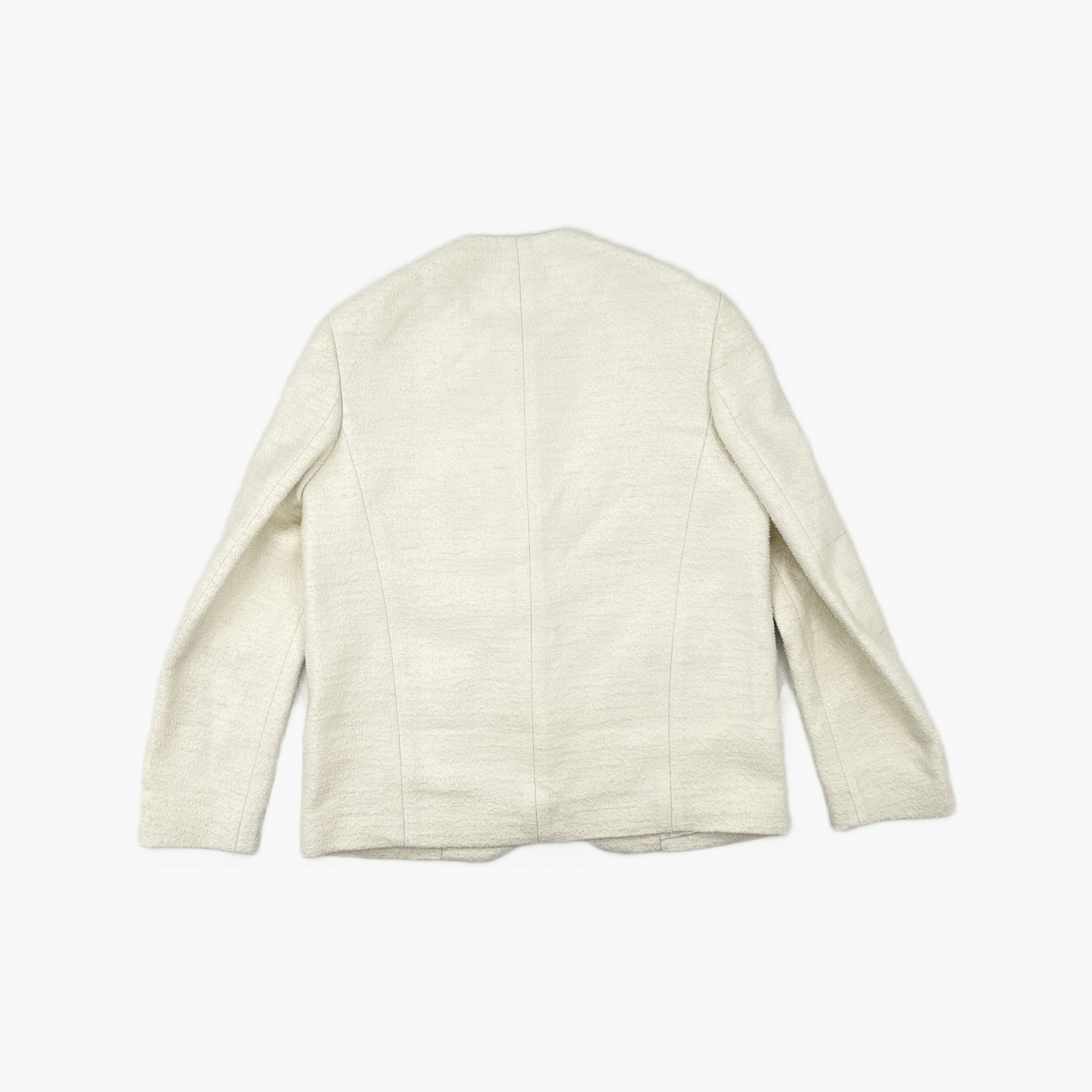 Louis Vuitton Louis Vuitton White Tweed Jacket Size M Size US M / EU 48-50 / 2 - 2 Thumbnail