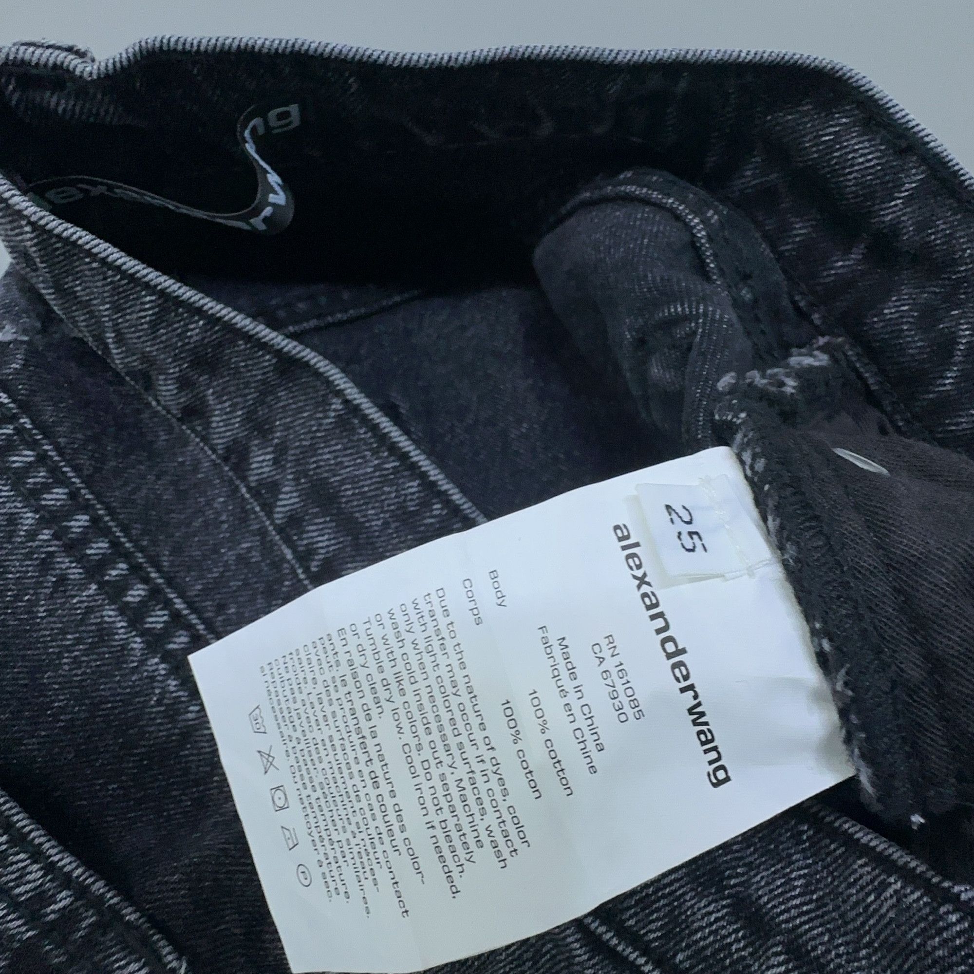 Alexander Wang Alexander Wang Logo Black Jeans Size 25 Size 25" / US 0 / IT 36 - 4 Thumbnail