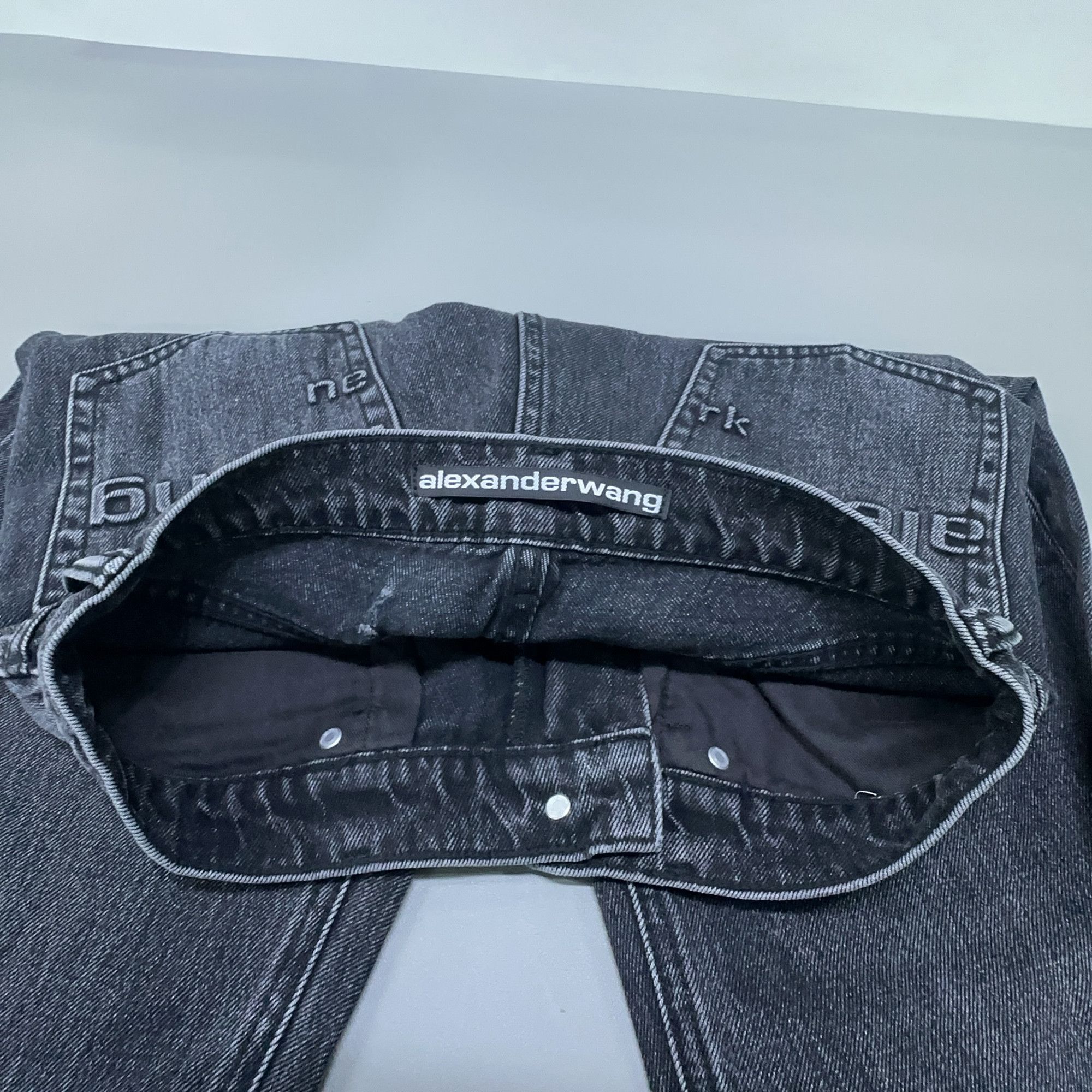 Alexander Wang Alexander Wang Logo Black Jeans Size 25 Size 25" / US 0 / IT 36 - 7 Thumbnail