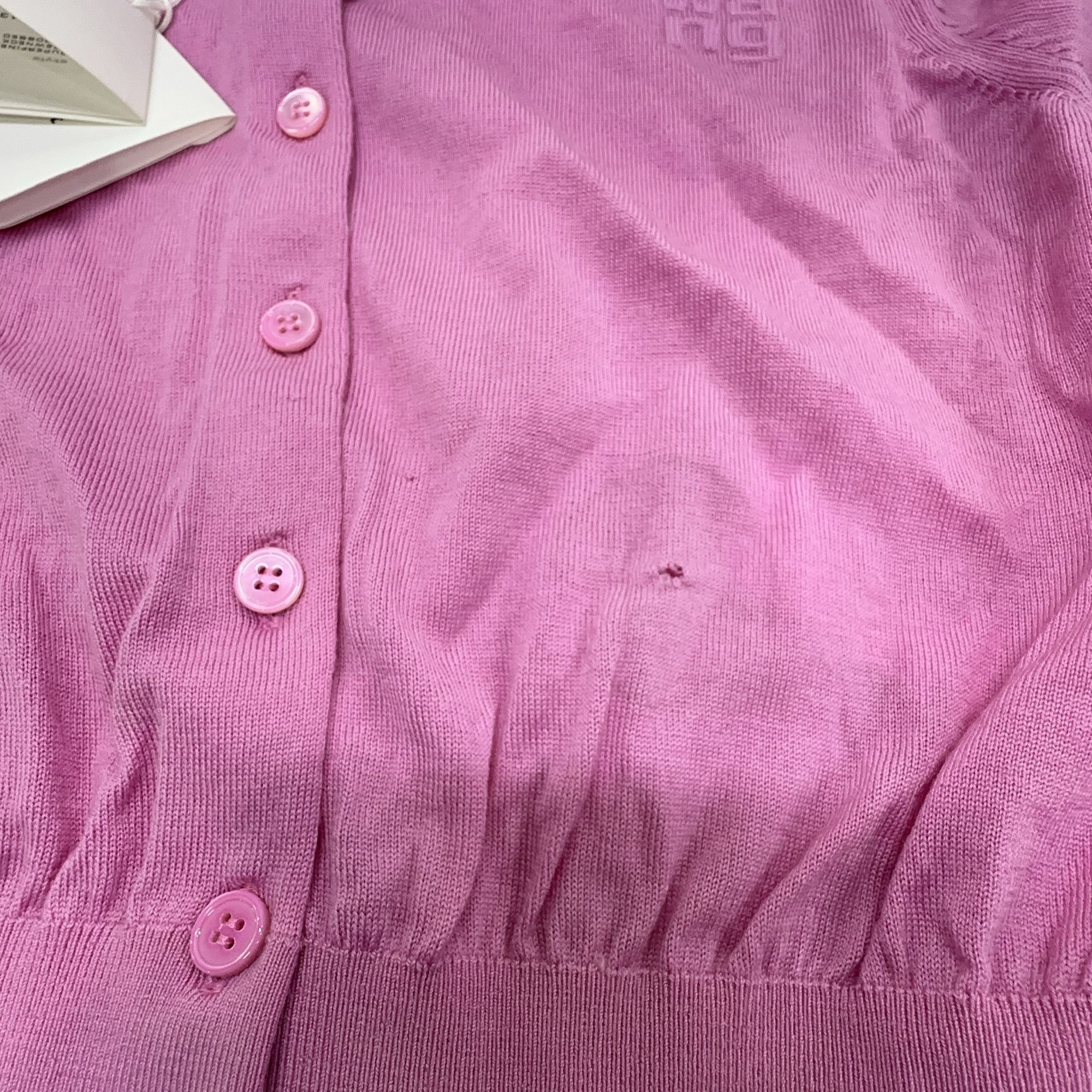 Alexander Wang Alexander Wang Logo Cardigan Pink Size XS Size XS / US 0-2 / IT 36-38 - 7 Thumbnail
